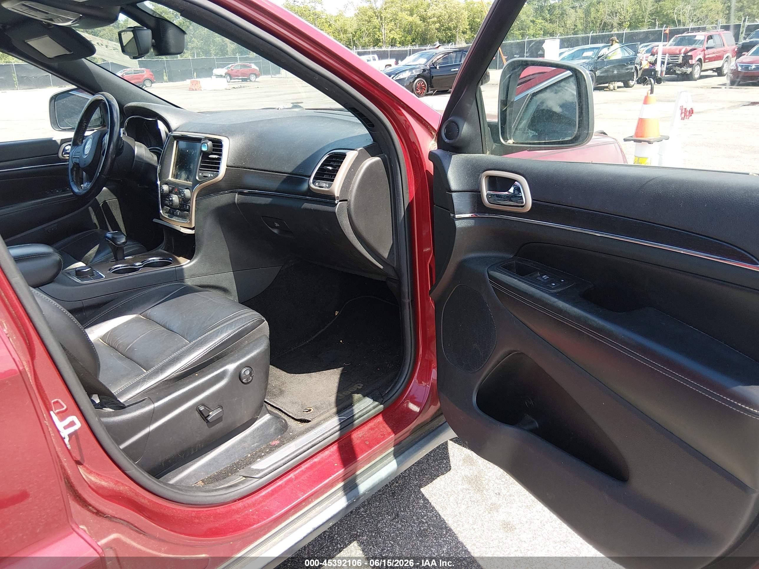 2014 Jeep Grand Cherokee Limited Red vin: 1C4RJFBG2EC294332