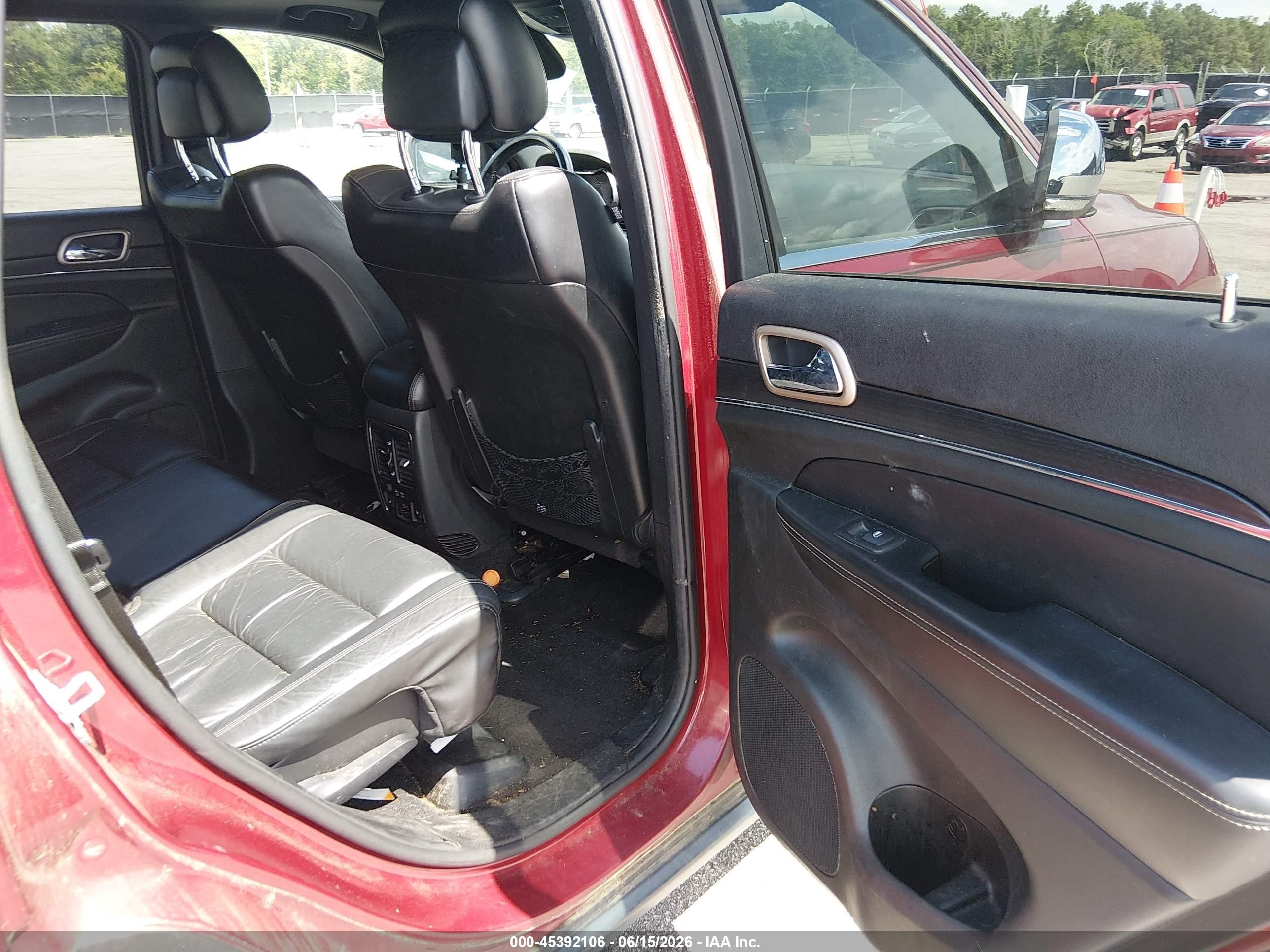 2014 Jeep Grand Cherokee Limited Red vin: 1C4RJFBG2EC294332
