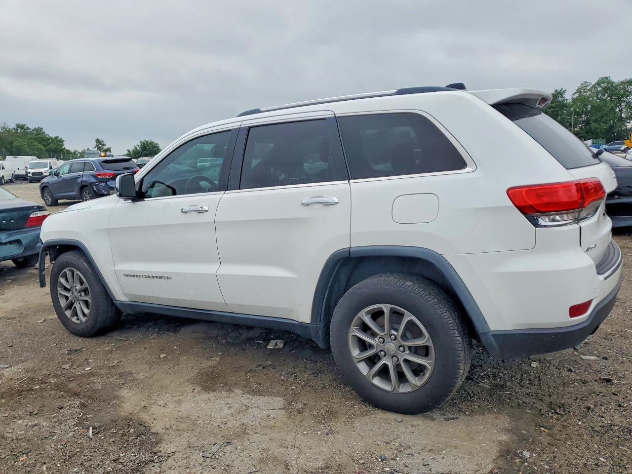 2014 Jeep Grand Cherokee Limited White vin: 1C4RJFBG2EC304597