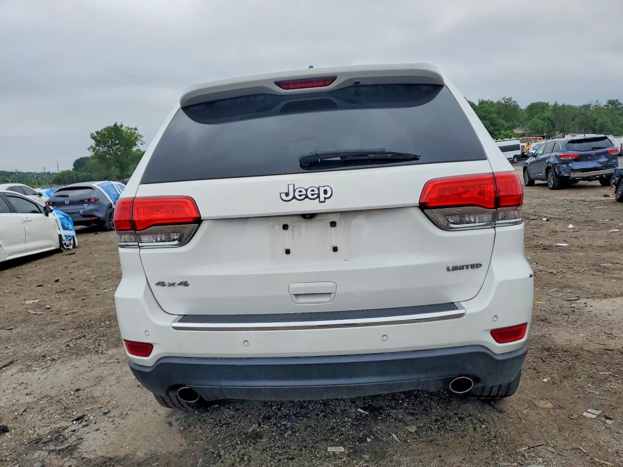 2014 Jeep Grand Cherokee Limited White vin: 1C4RJFBG2EC304597
