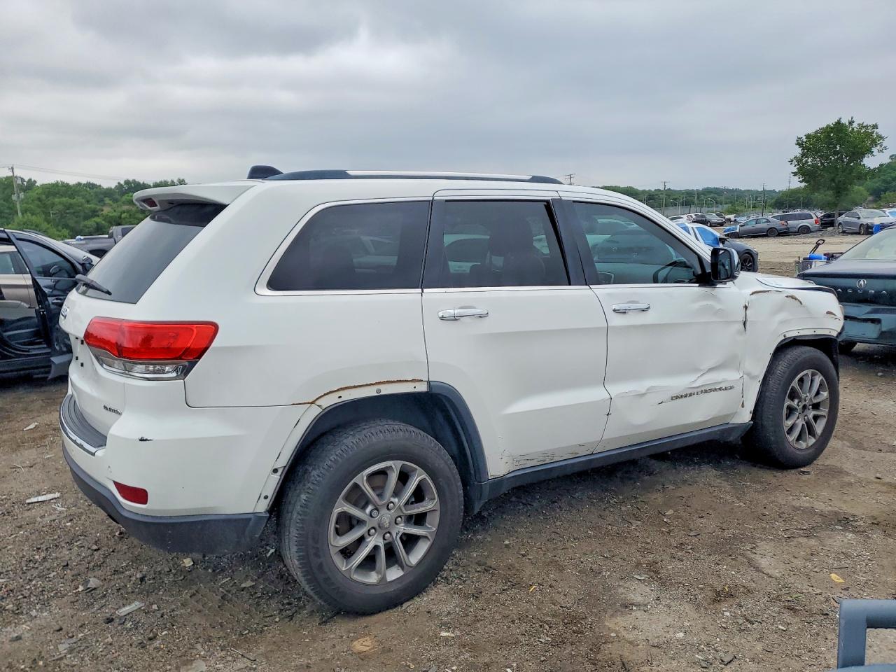 2014 Jeep Grand Cherokee Limited White vin: 1C4RJFBG2EC304597
