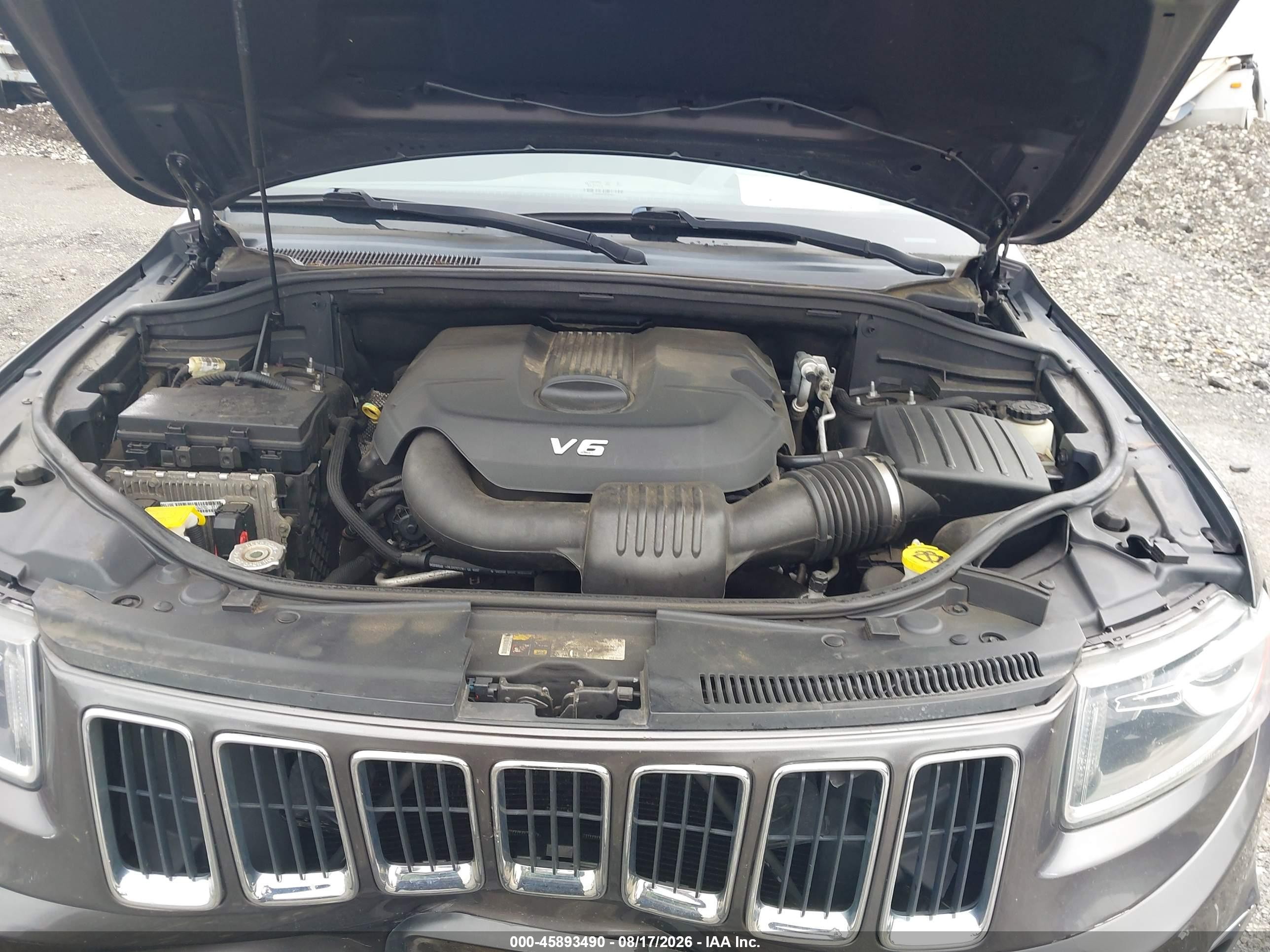 2014 Jeep Grand Cherokee Limited Gray vin: 1C4RJFBG2EC355212