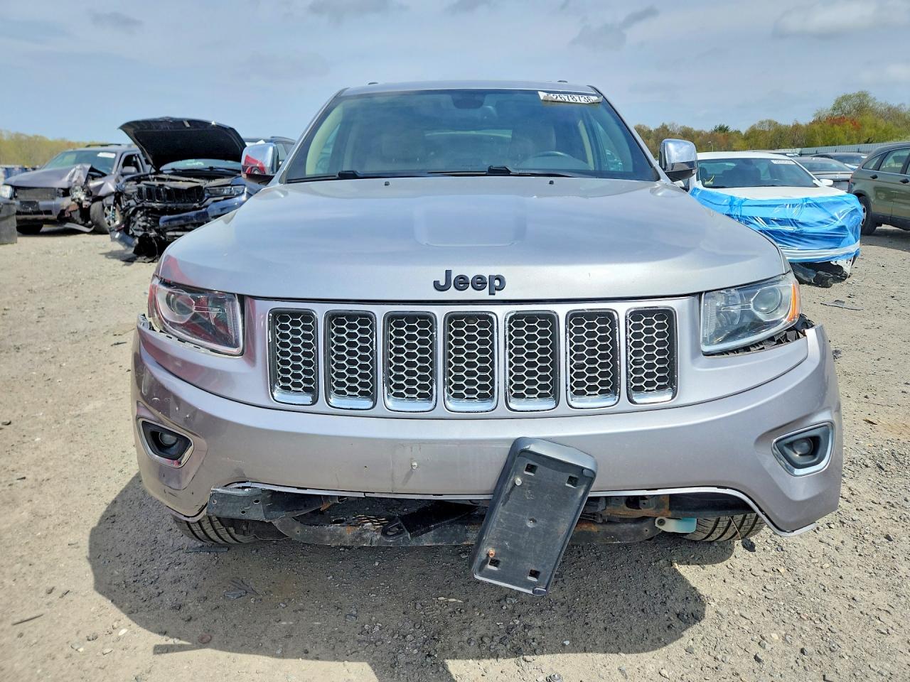 2014 Jeep Grand Cherokee Limited Серебряный vin: 1C4RJFBG2EC362726