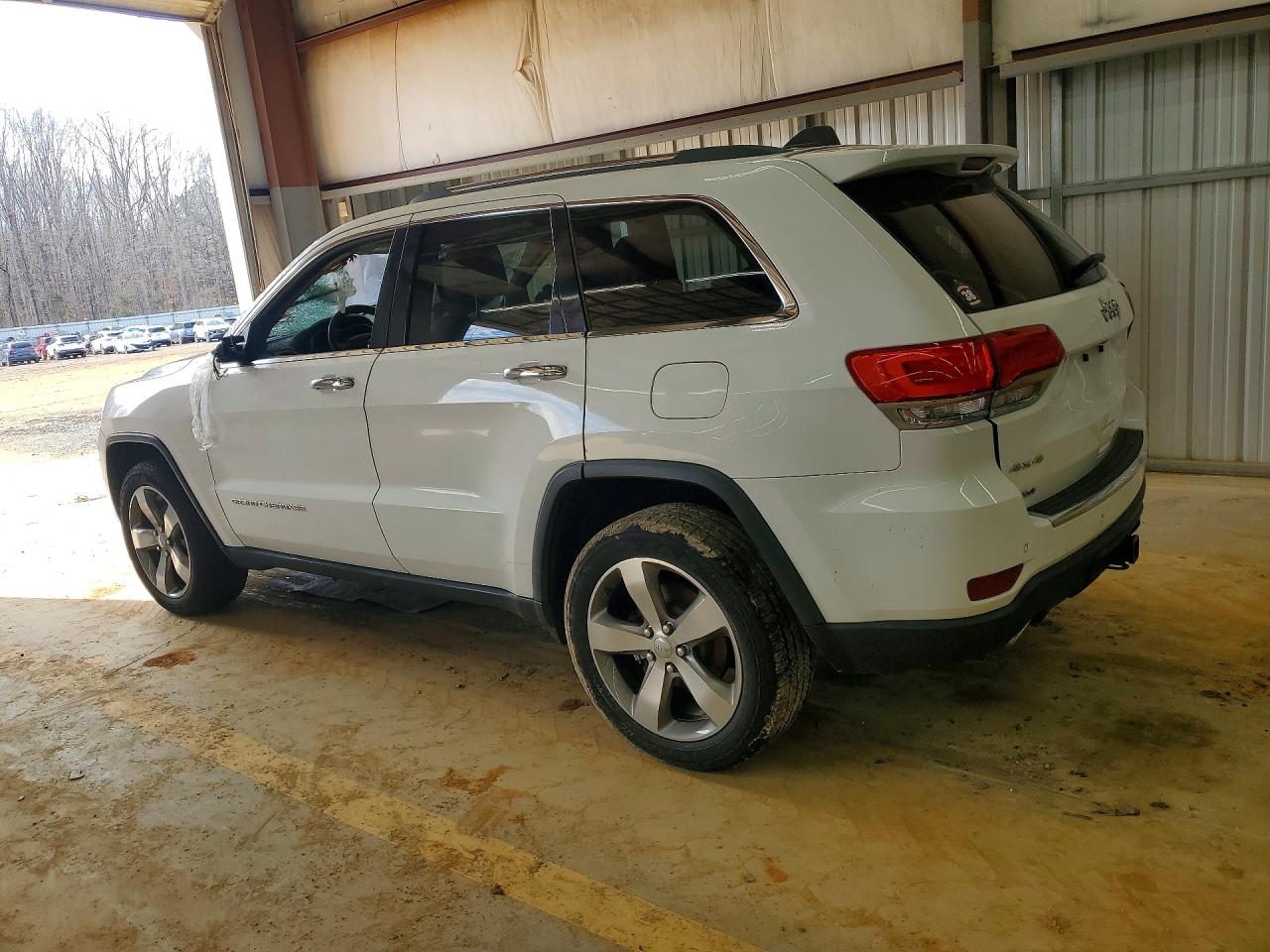 2014 Jeep Grand Cherokee Limited White vin: 1C4RJFBG2EC363343