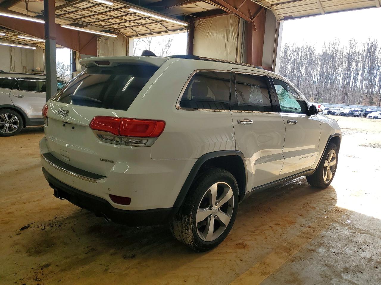 2014 Jeep Grand Cherokee Limited White vin: 1C4RJFBG2EC363343