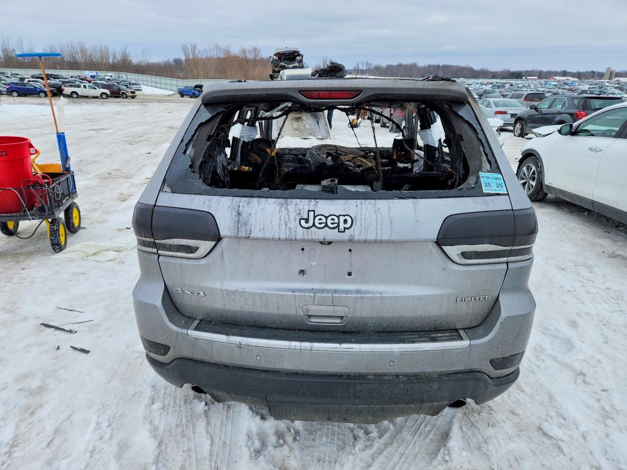 2014 Jeep Grand Cherokee Limited Burn vin: 1C4RJFBG2EC364041