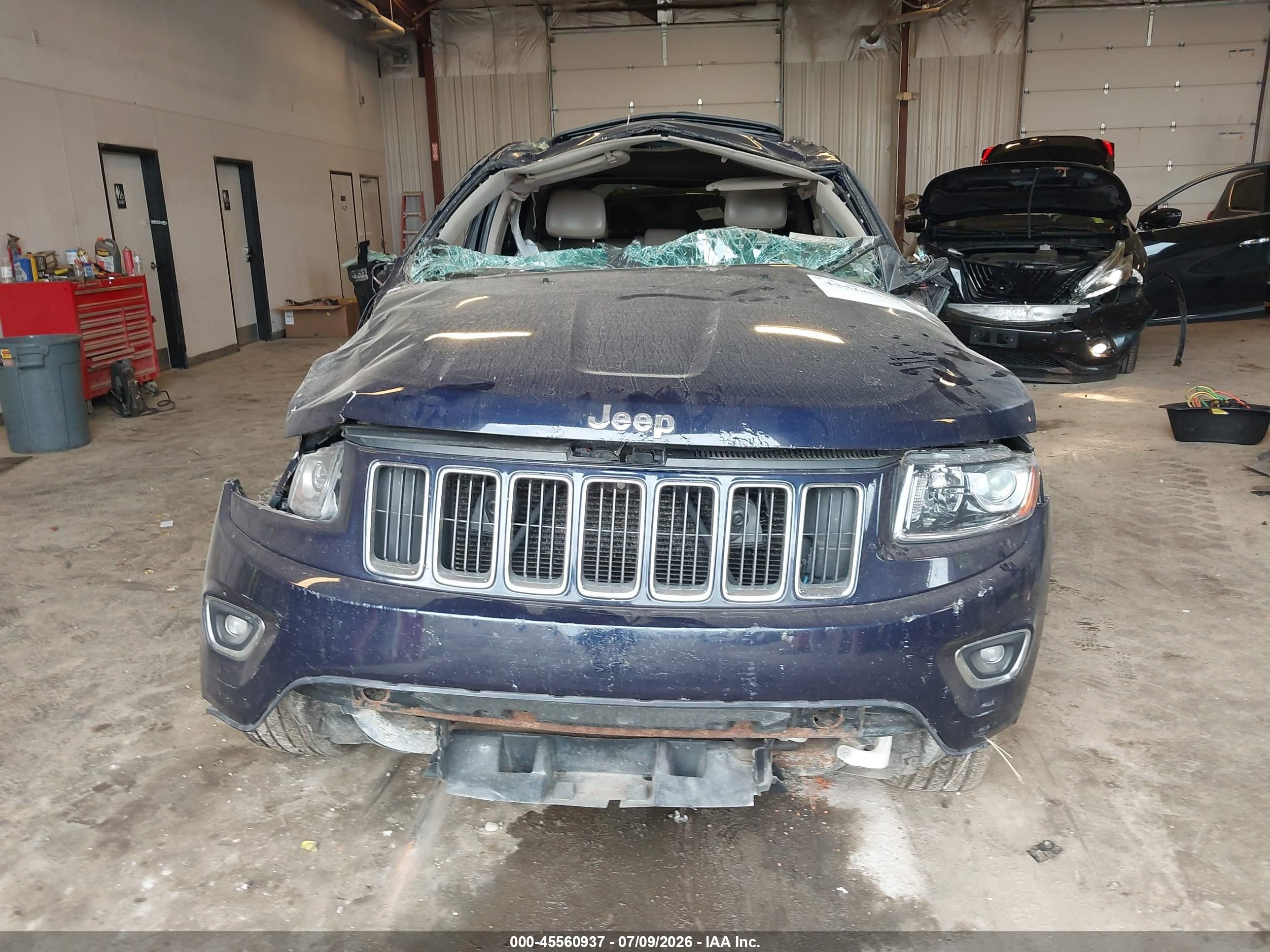 2014 Jeep Grand Cherokee Limited Blue vin: 1C4RJFBG2EC365867