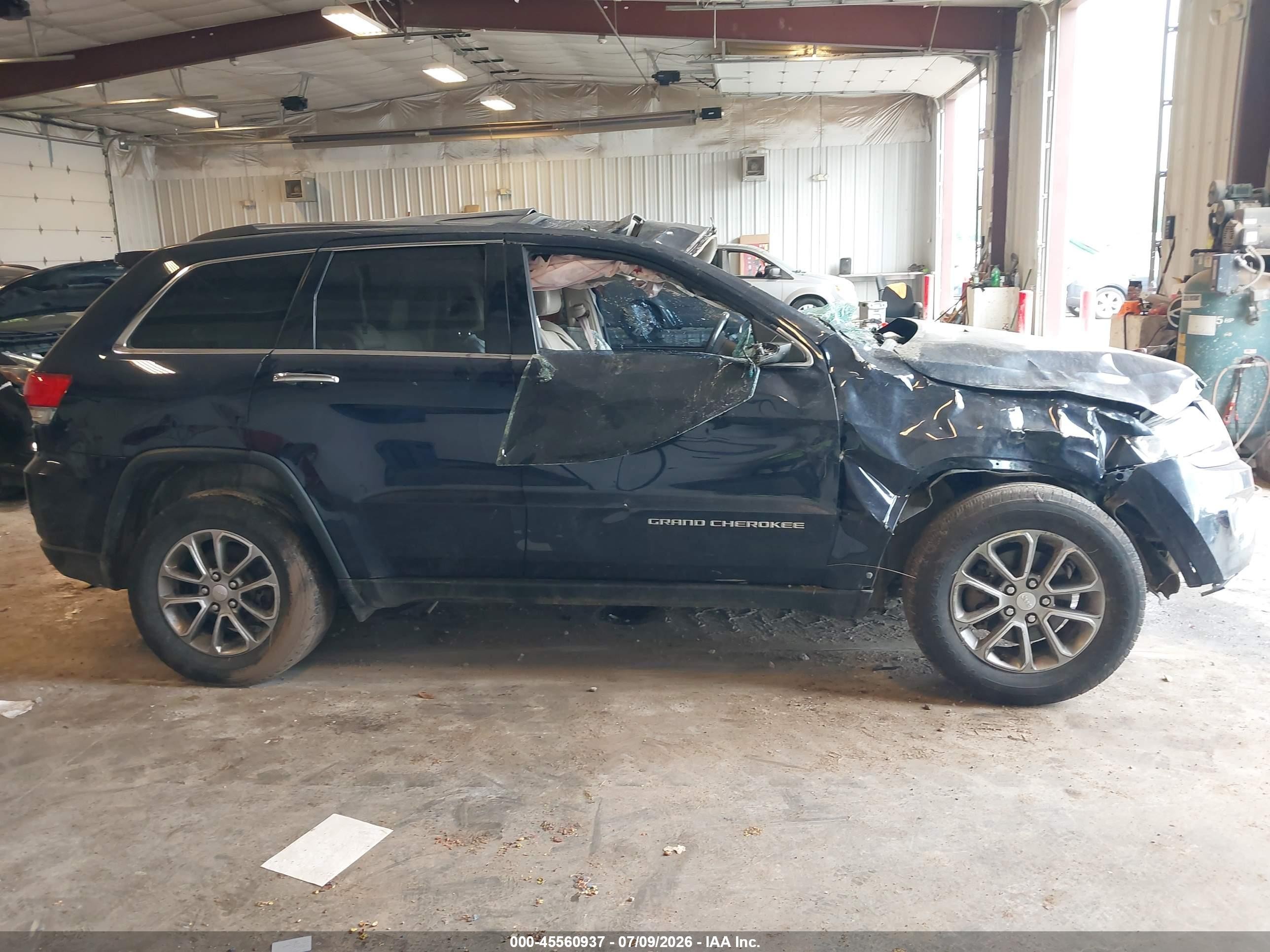 2014 Jeep Grand Cherokee Limited Blue vin: 1C4RJFBG2EC365867