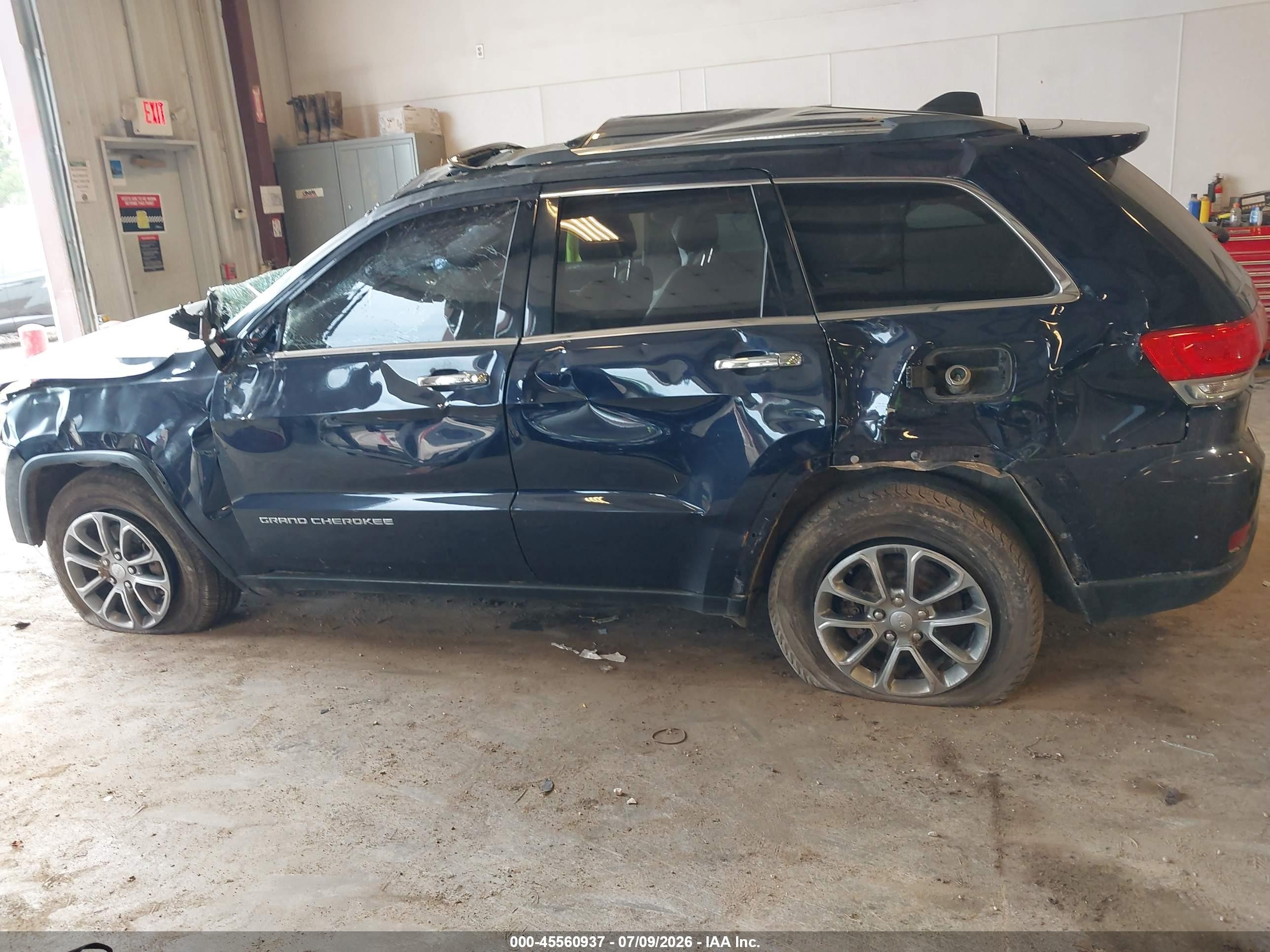 2014 Jeep Grand Cherokee Limited Blue vin: 1C4RJFBG2EC365867