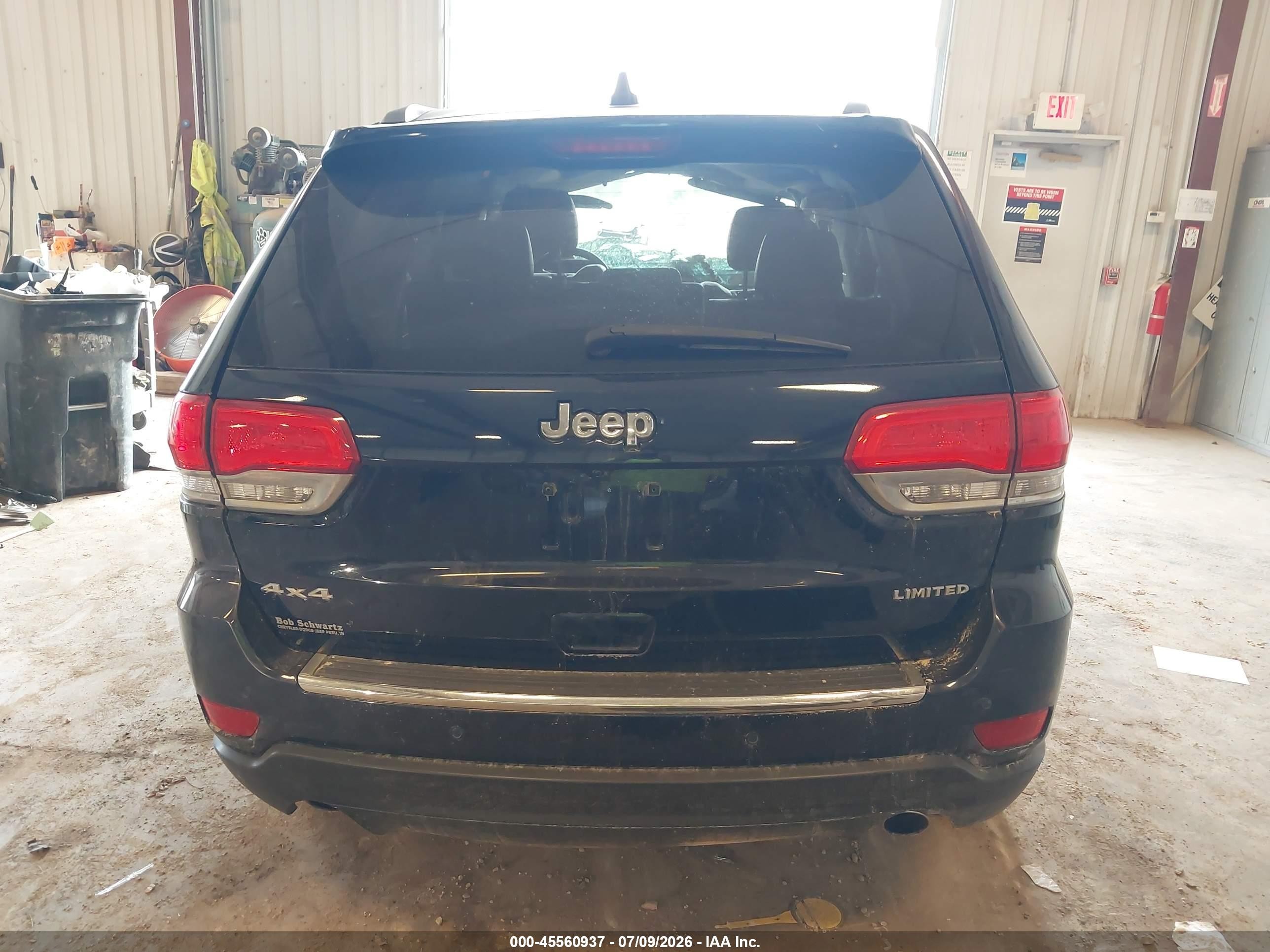 2014 Jeep Grand Cherokee Limited Blue vin: 1C4RJFBG2EC365867