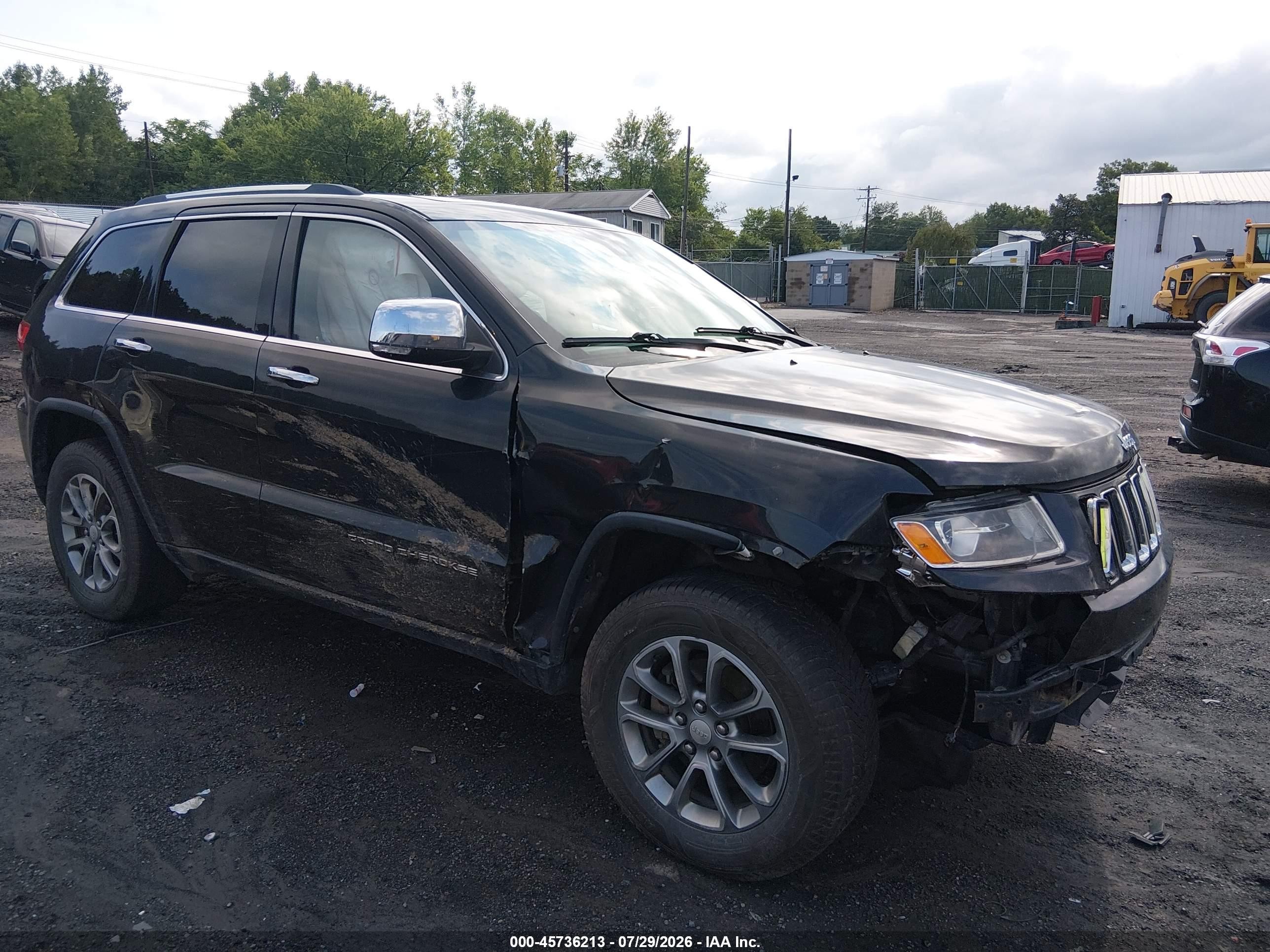2014 Jeep Grand Cherokee Limited Black vin: 1C4RJFBG2EC373290