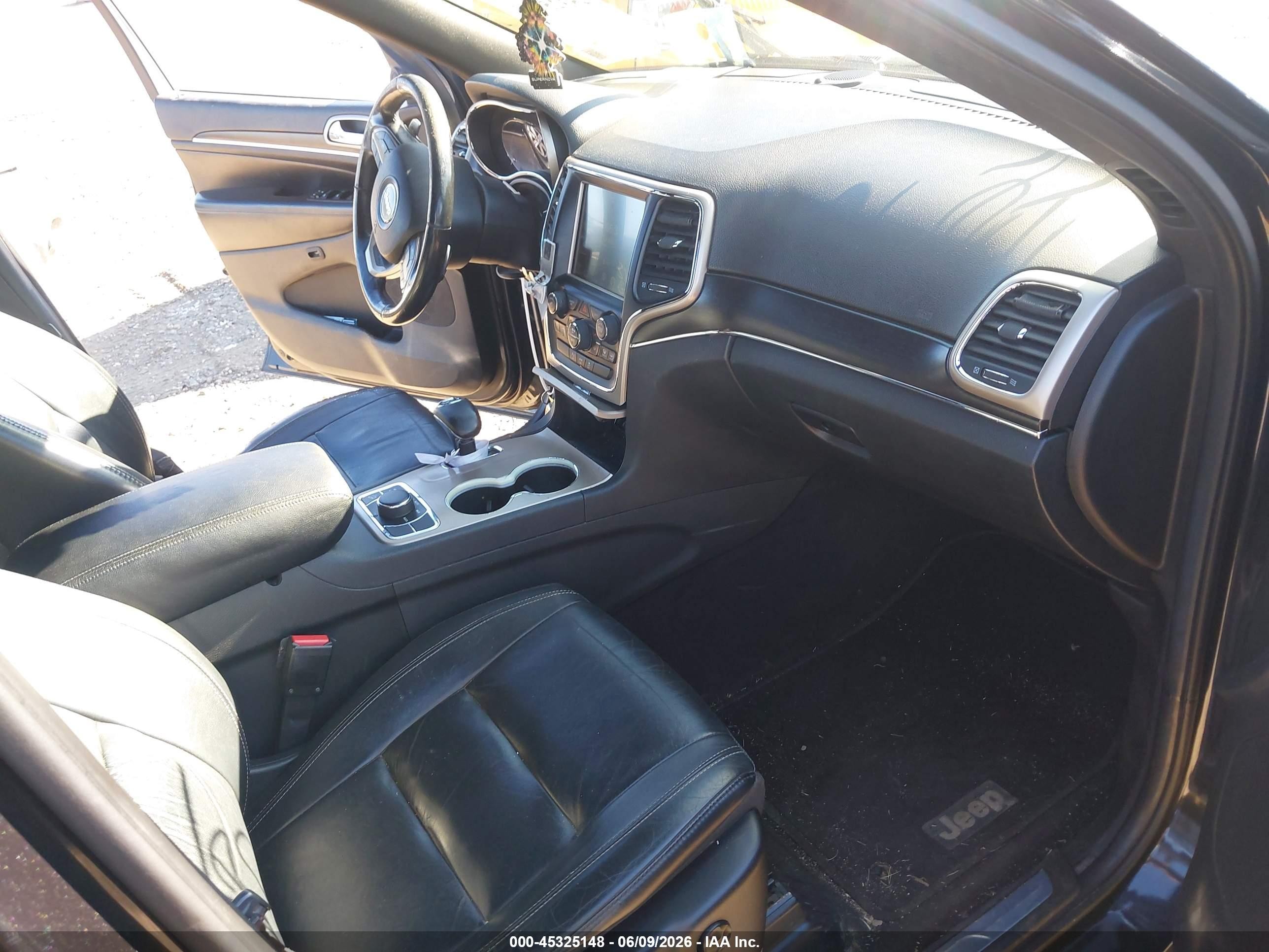 2014 Jeep Grand Cherokee Limited Black vin: 1C4RJFBG2EC376822