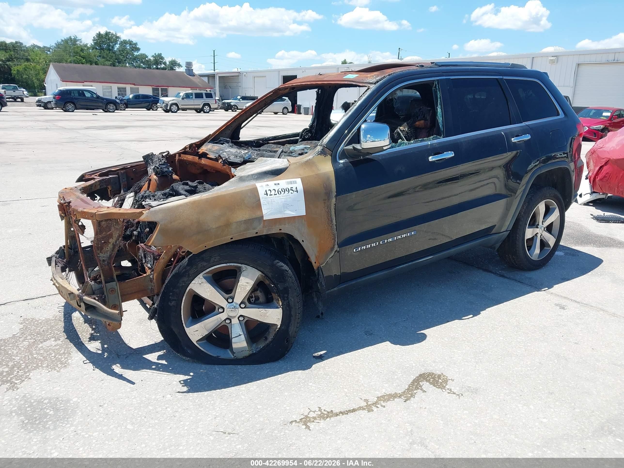 2014 Jeep Grand Cherokee Limited Black vin: 1C4RJFBG2EC379655