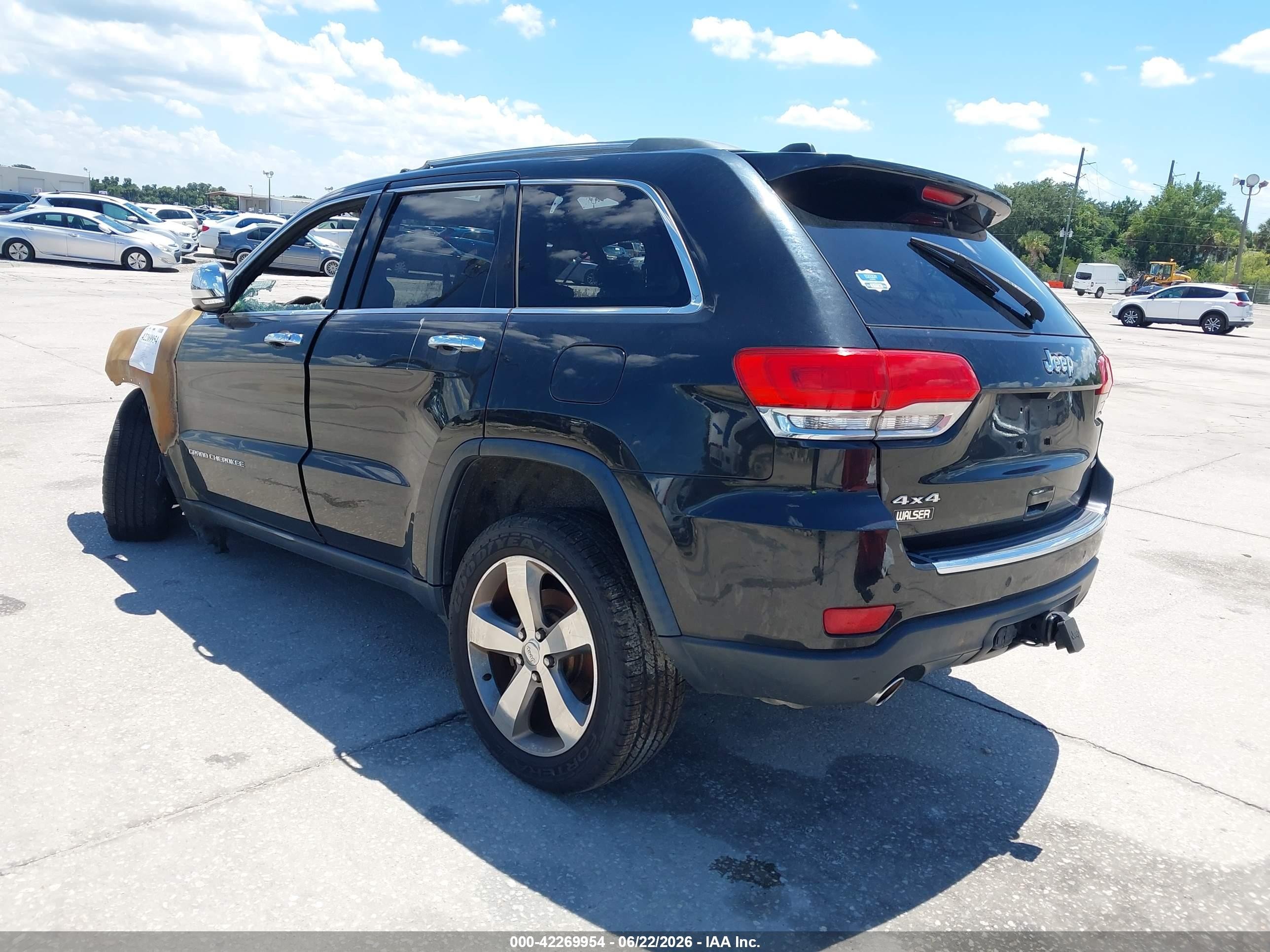 2014 Jeep Grand Cherokee Limited Black vin: 1C4RJFBG2EC379655