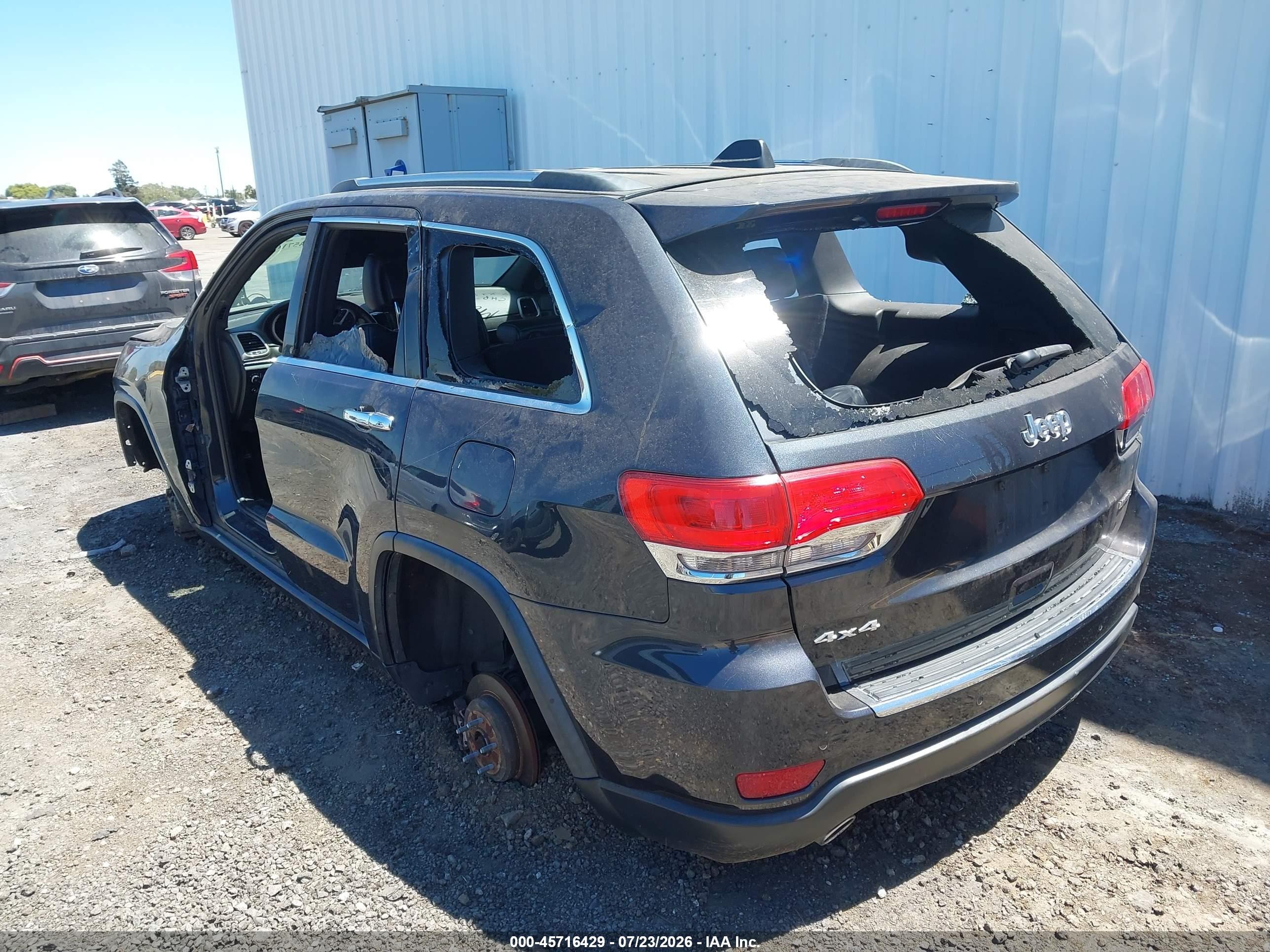 2014 Jeep Grand Cherokee Limited Black vin: 1C4RJFBG2EC385438