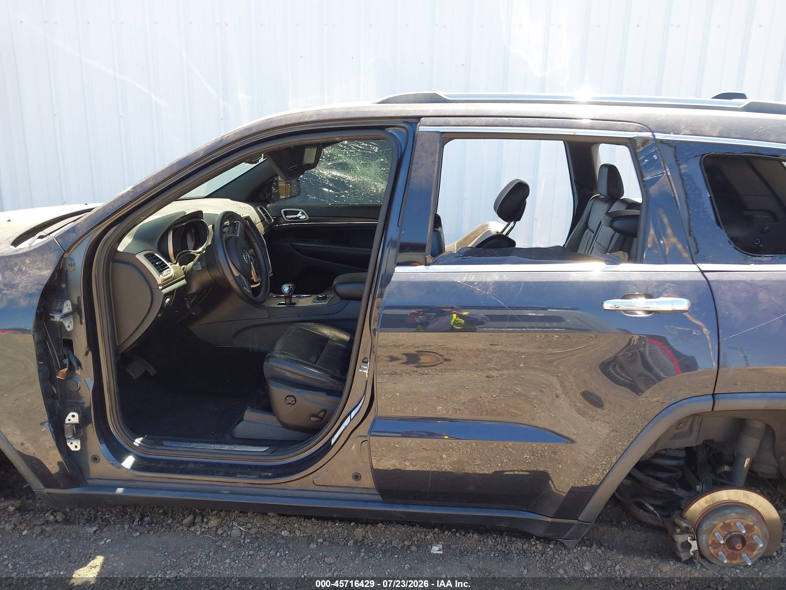 2014 Jeep Grand Cherokee Limited Black vin: 1C4RJFBG2EC385438