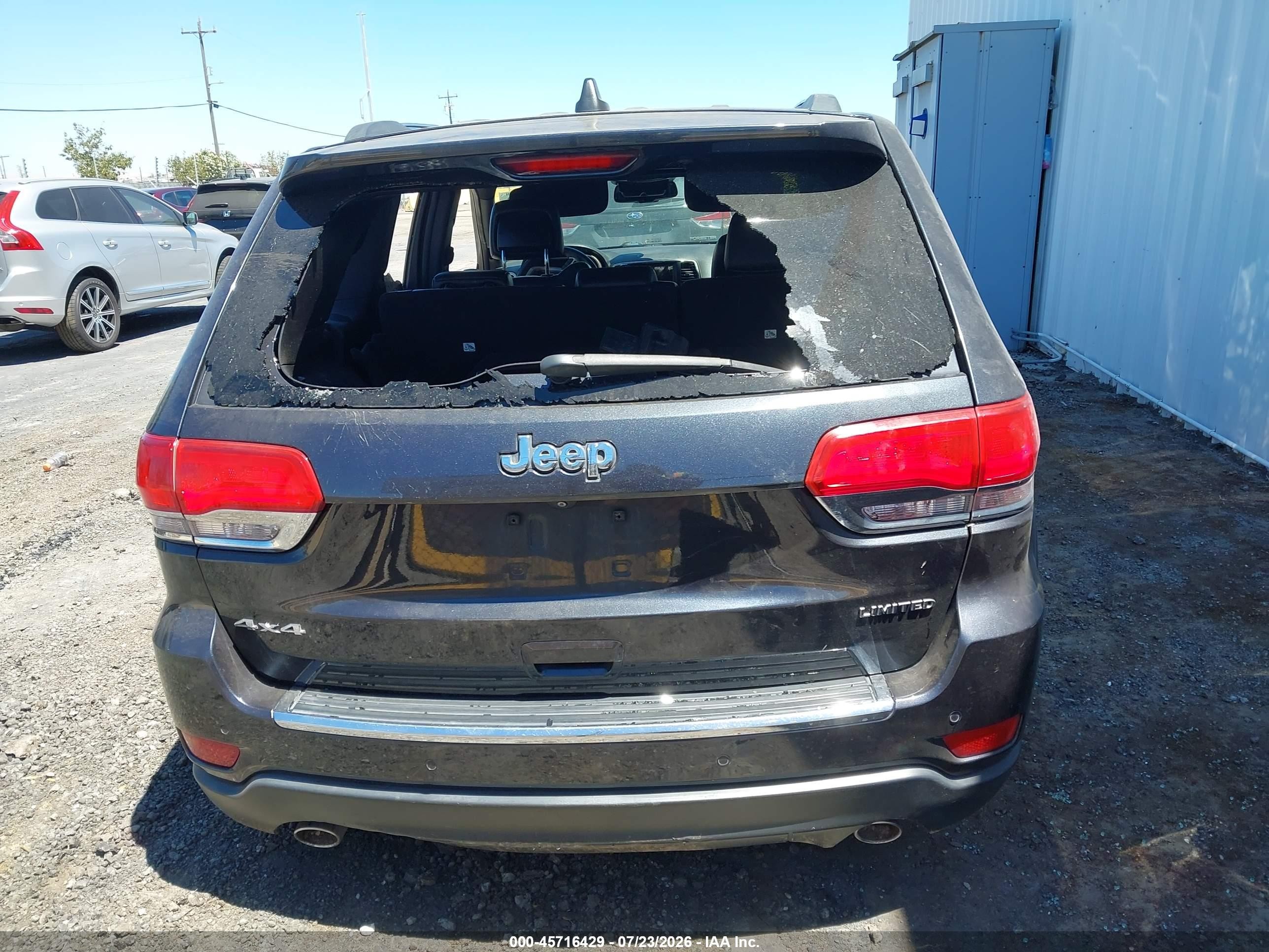 2014 Jeep Grand Cherokee Limited Black vin: 1C4RJFBG2EC385438