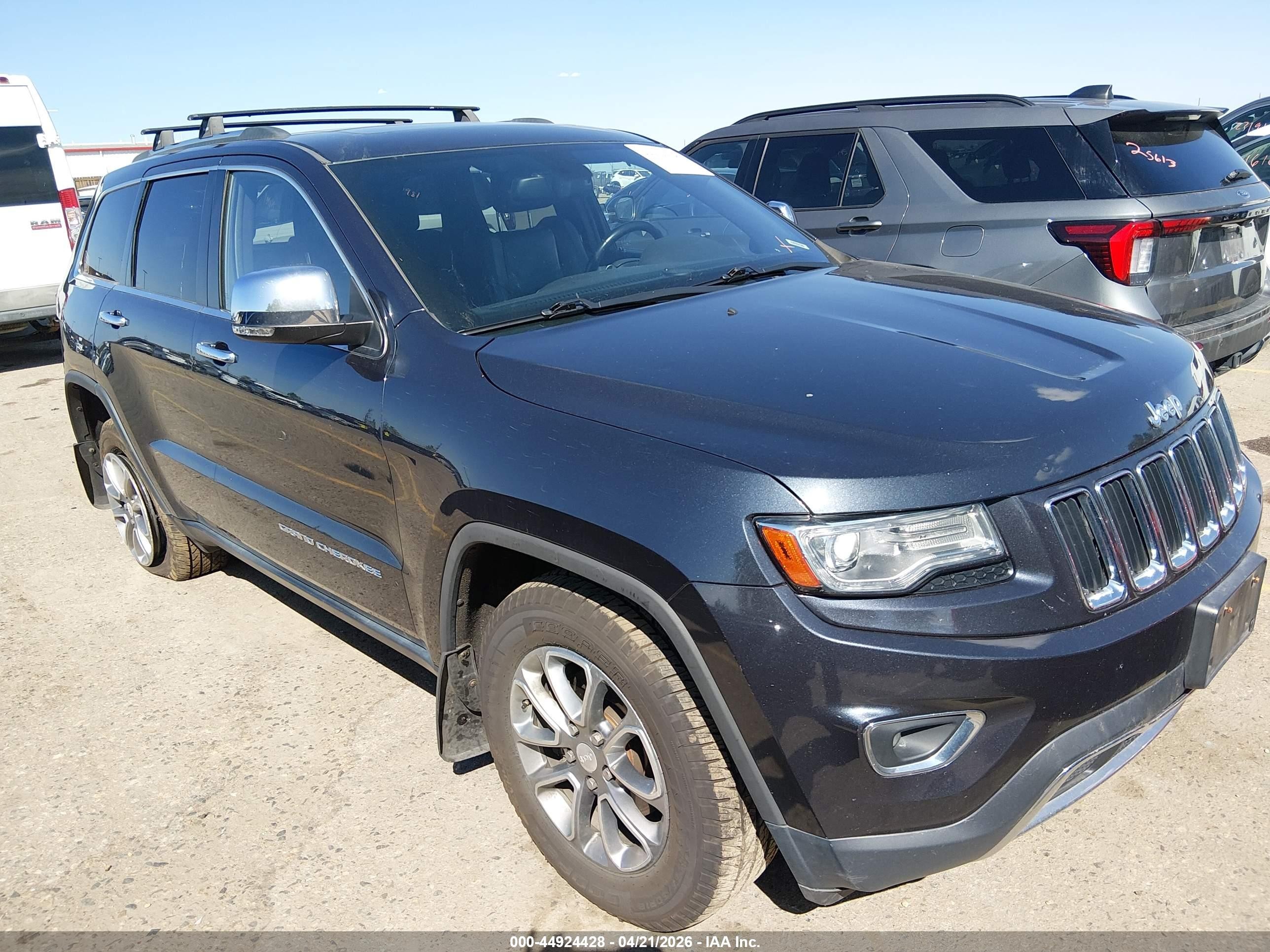 2014 Jeep Grand Cherokee Limited Black vin: 1C4RJFBG2EC411567