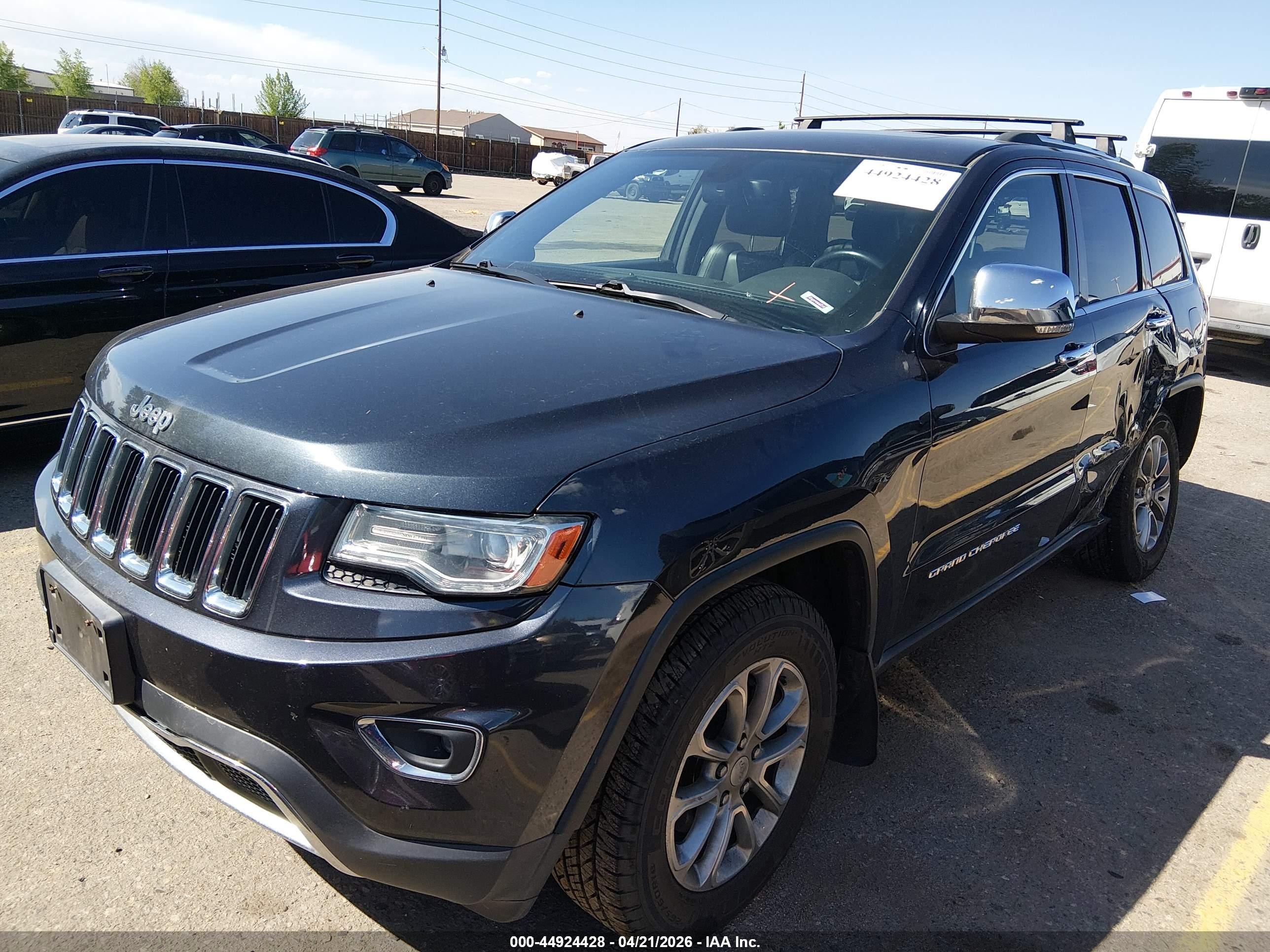 2014 Jeep Grand Cherokee Limited Black vin: 1C4RJFBG2EC411567