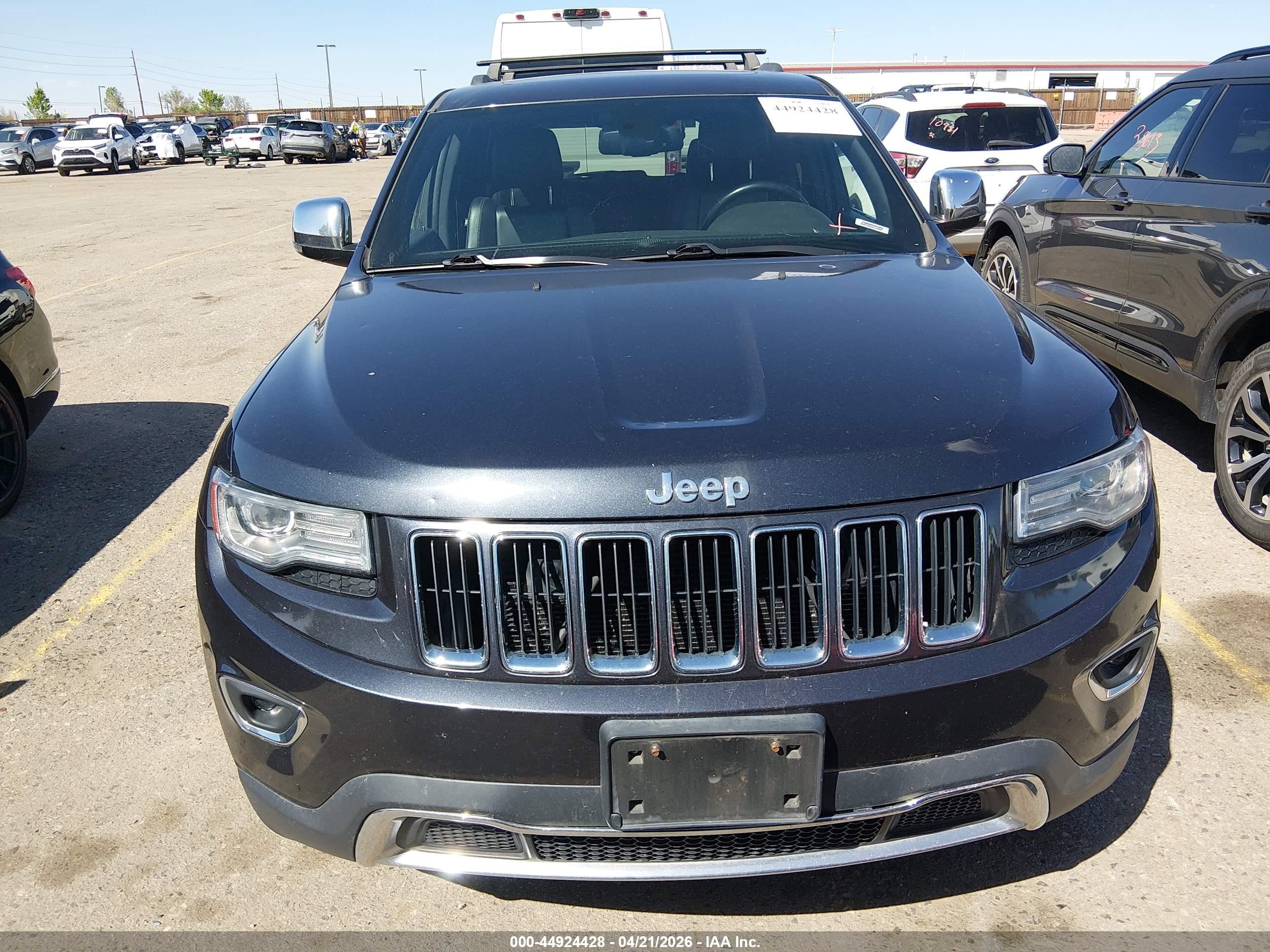 2014 Jeep Grand Cherokee Limited Black vin: 1C4RJFBG2EC411567