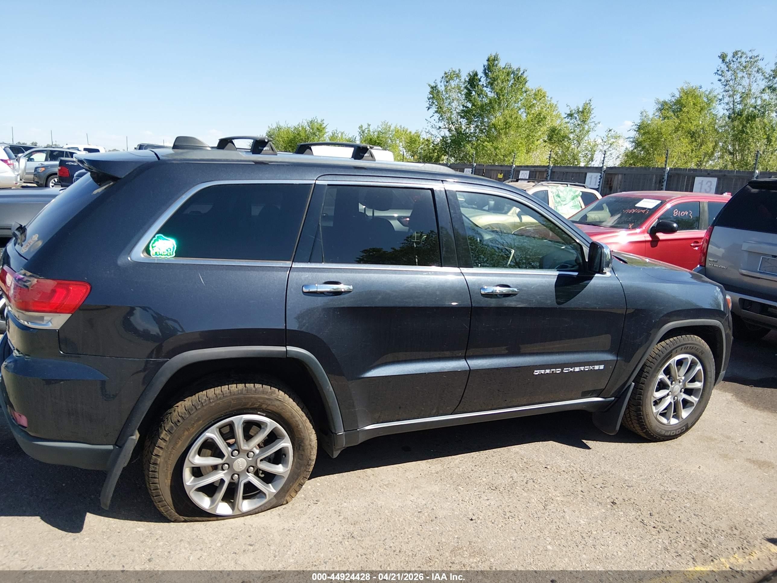 2014 Jeep Grand Cherokee Limited Black vin: 1C4RJFBG2EC411567
