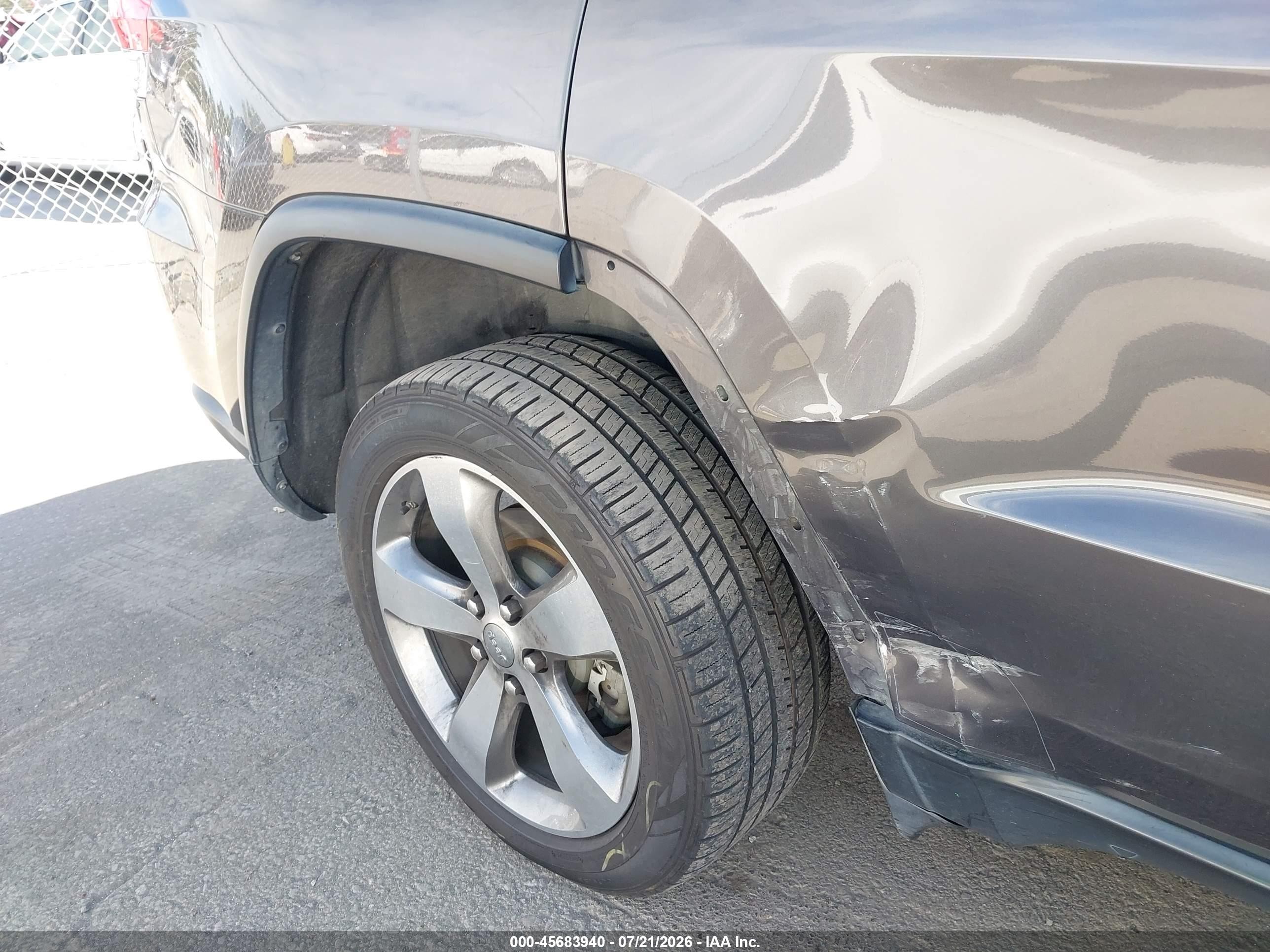 2014 Jeep Grand Cherokee Limited Gray vin: 1C4RJFBG2EC415604