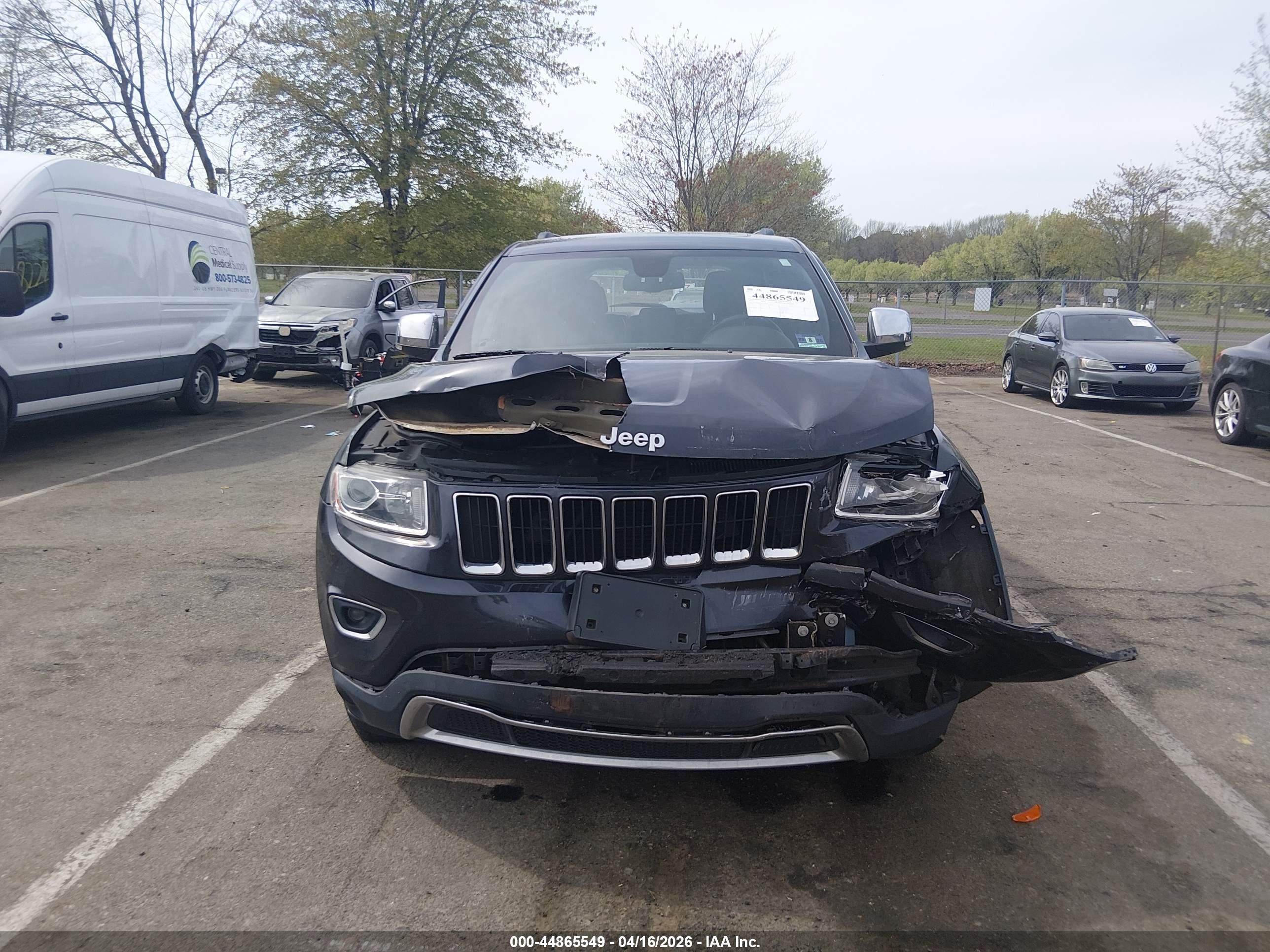2014 Jeep Grand Cherokee Limited Gray vin: 1C4RJFBG2EC416316