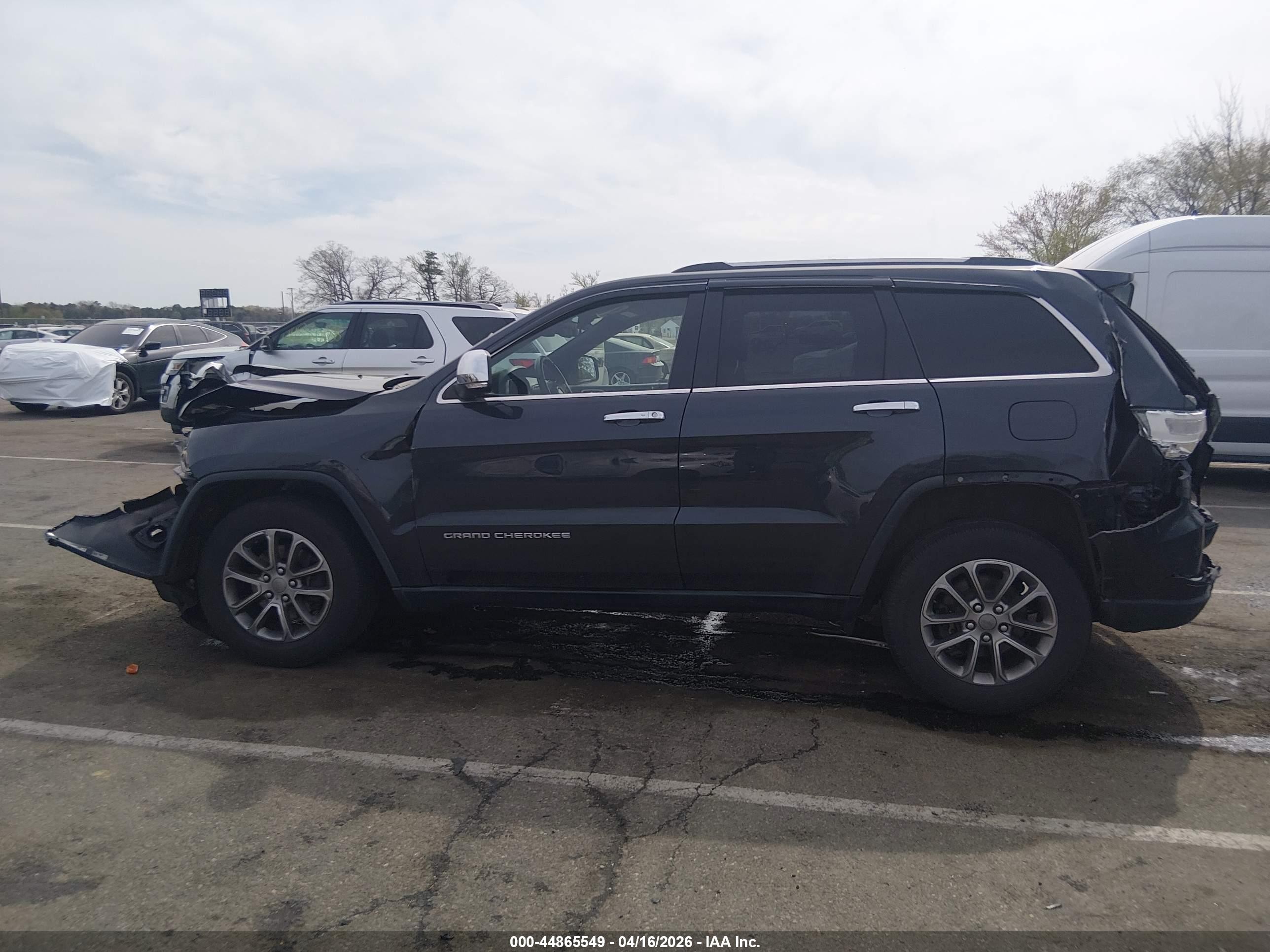2014 Jeep Grand Cherokee Limited Gray vin: 1C4RJFBG2EC416316