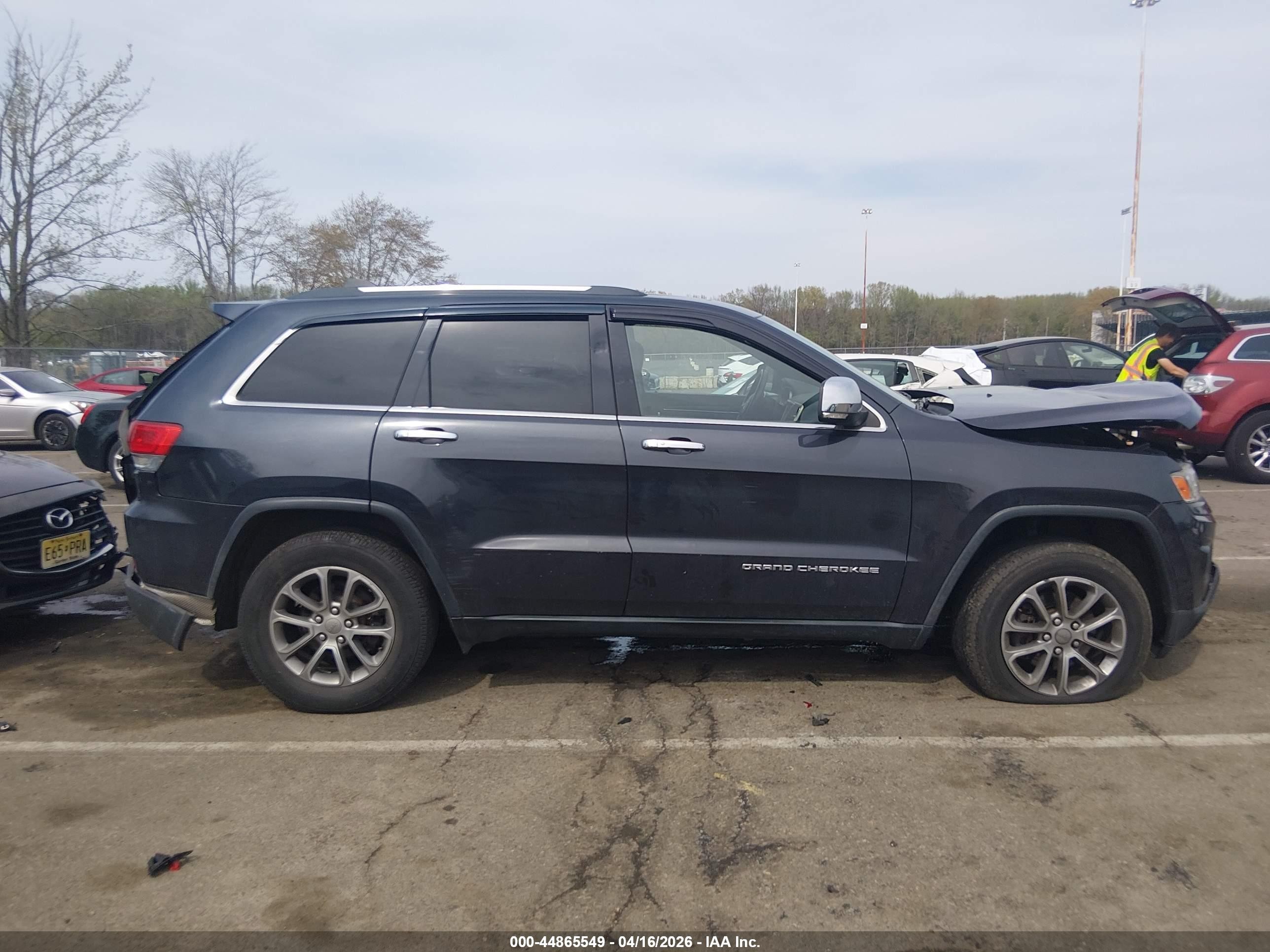 2014 Jeep Grand Cherokee Limited Gray vin: 1C4RJFBG2EC416316