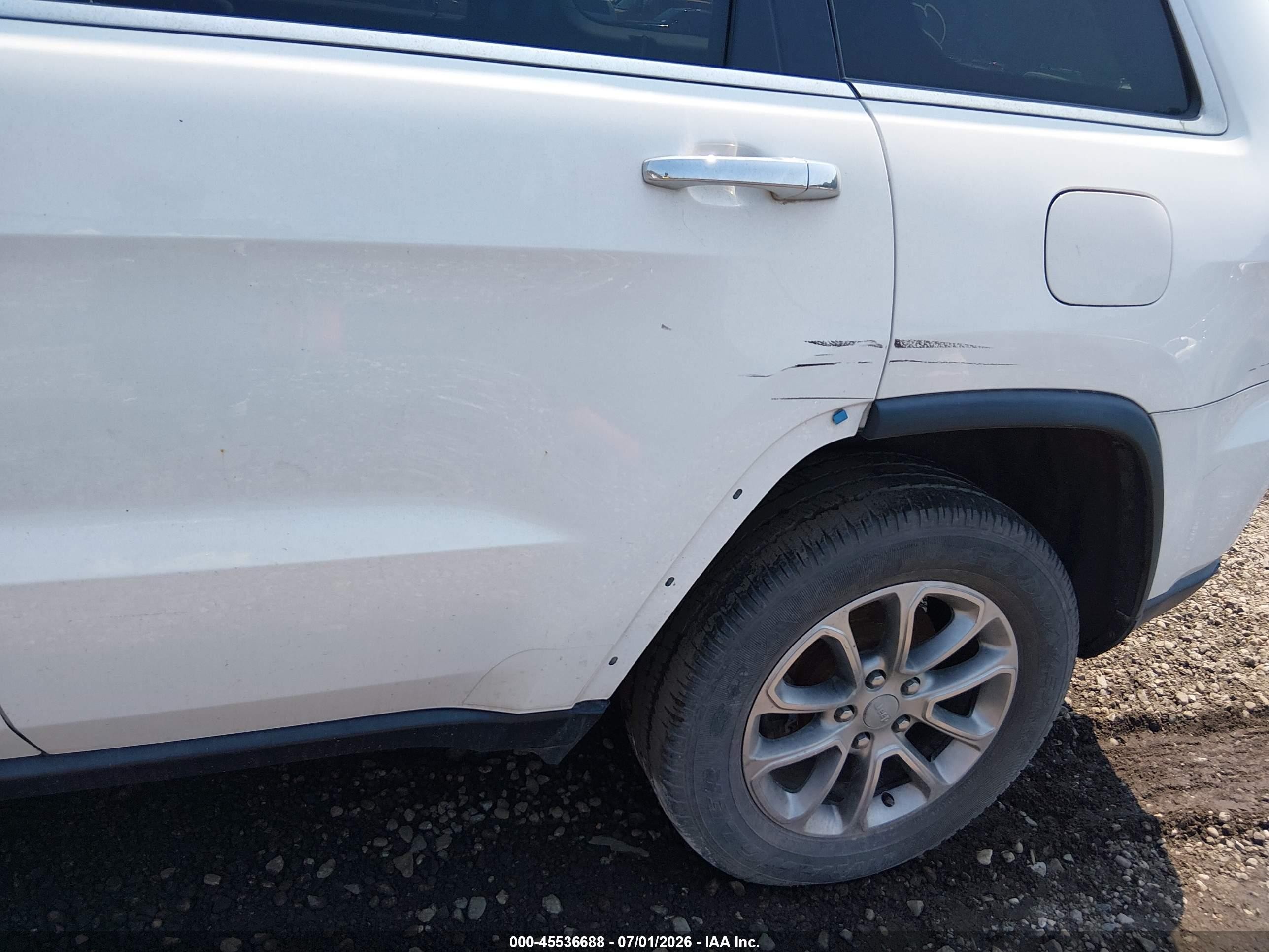 2014 Jeep Grand Cherokee Limited White vin: 1C4RJFBG2EC431575