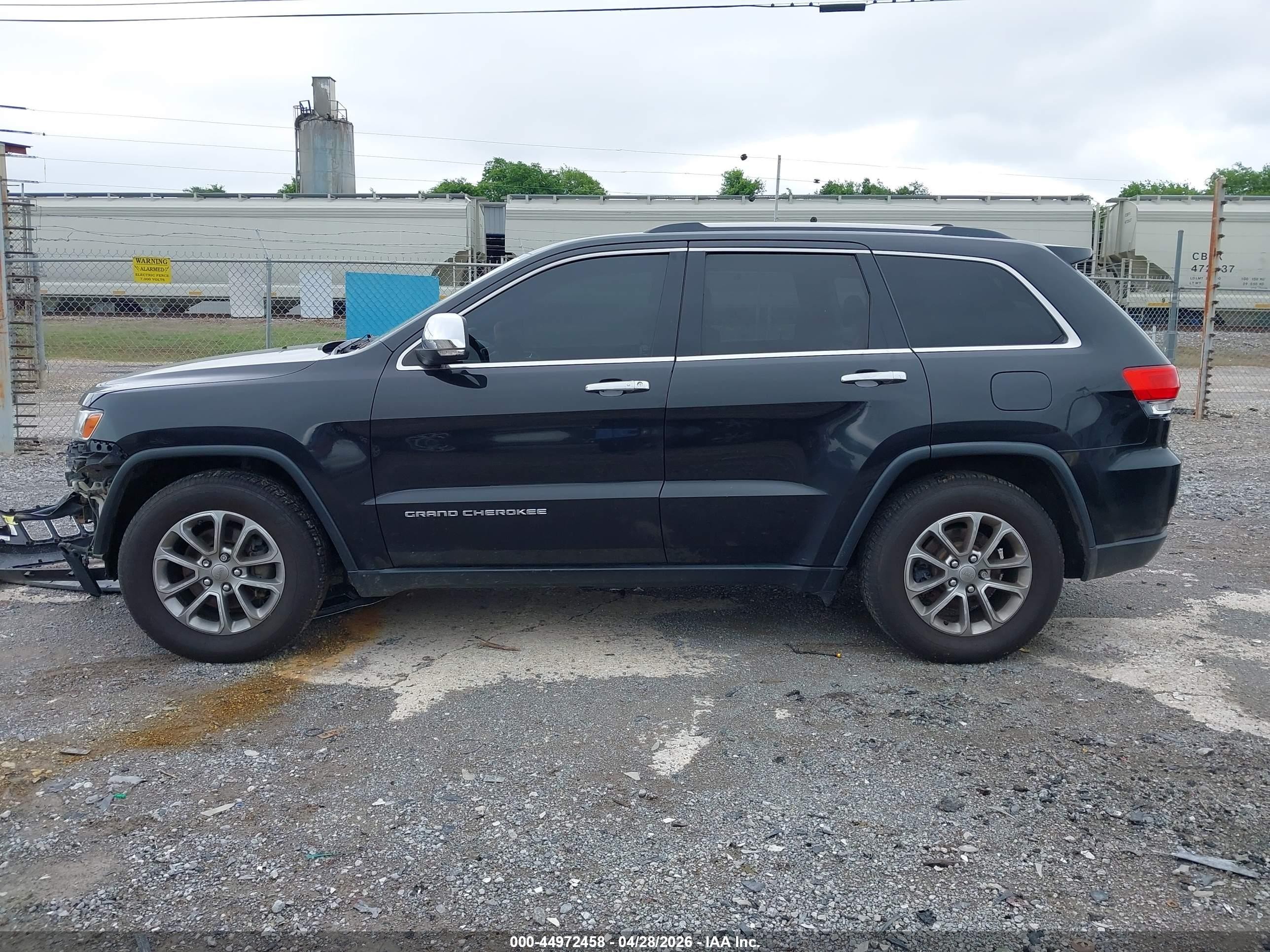 2014 Jeep Grand Cherokee Limited Black vin: 1C4RJFBG2EC432015