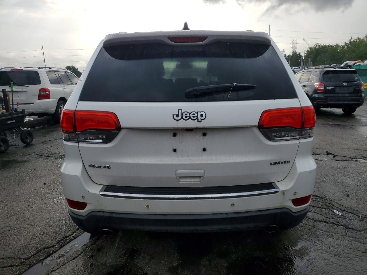 2014 Jeep Grand Cherokee Limited White vin: 1C4RJFBG2EC440695