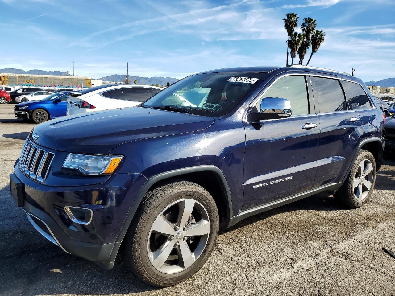 2014 Jeep Grand Cherokee Limited Blue vin: 1C4RJFBG2EC470179