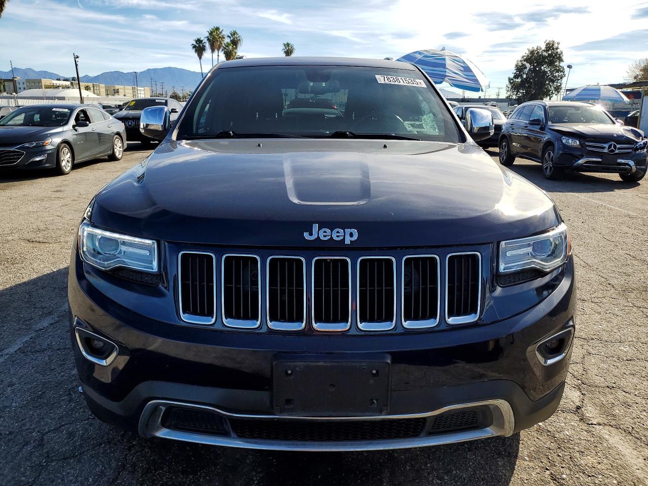 2014 Jeep Grand Cherokee Limited Blue vin: 1C4RJFBG2EC470179