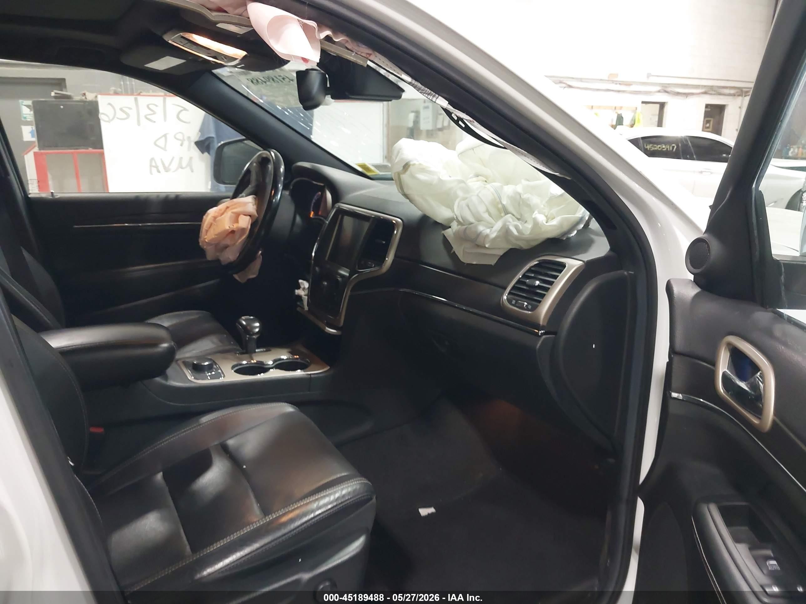 2014 Jeep Grand Cherokee Limited White vin: 1C4RJFBG2EC483255