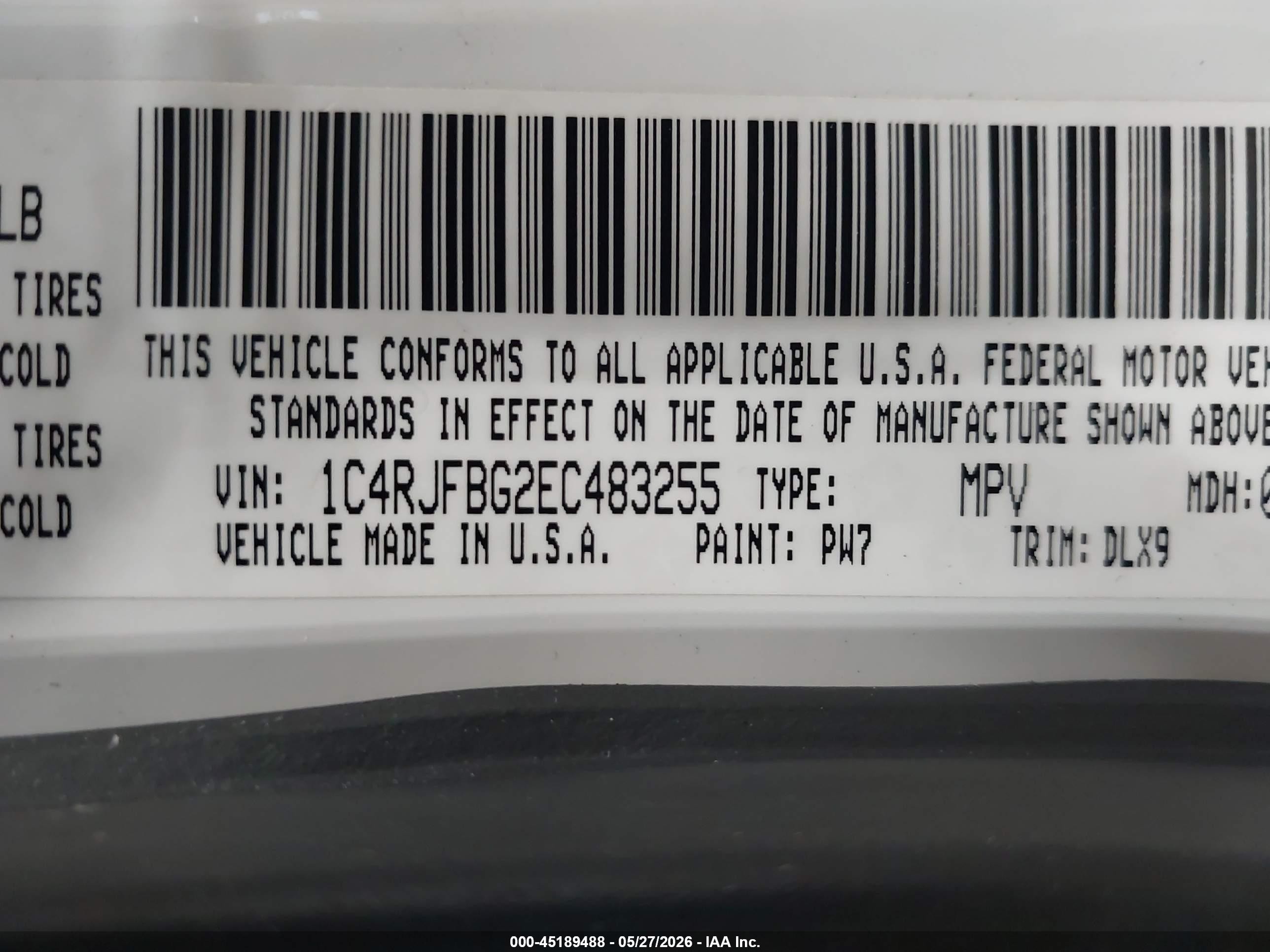 2014 Jeep Grand Cherokee Limited White vin: 1C4RJFBG2EC483255