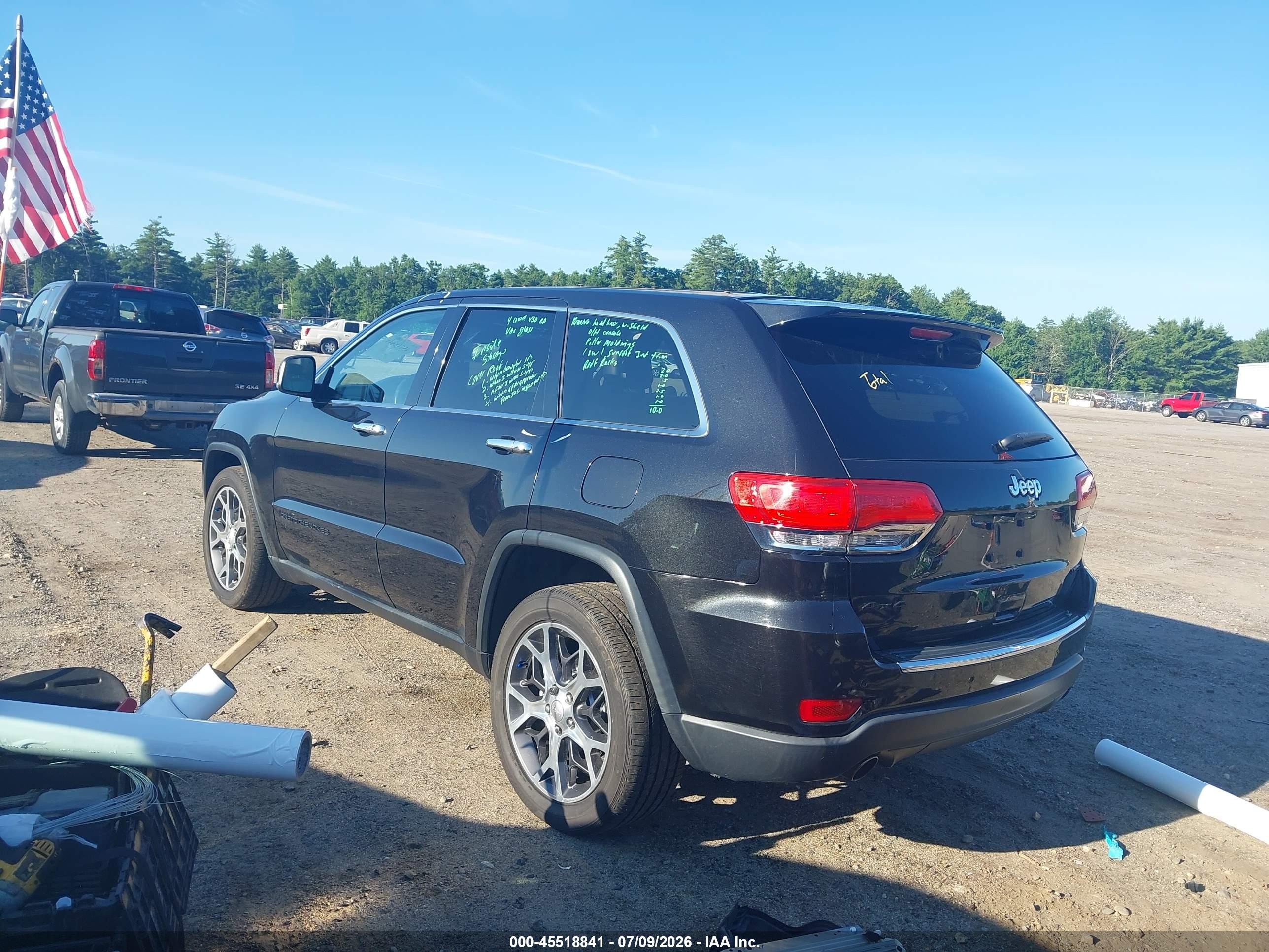 2014 Jeep Grand Cherokee Limited Black vin: 1C4RJFBG2EC505545