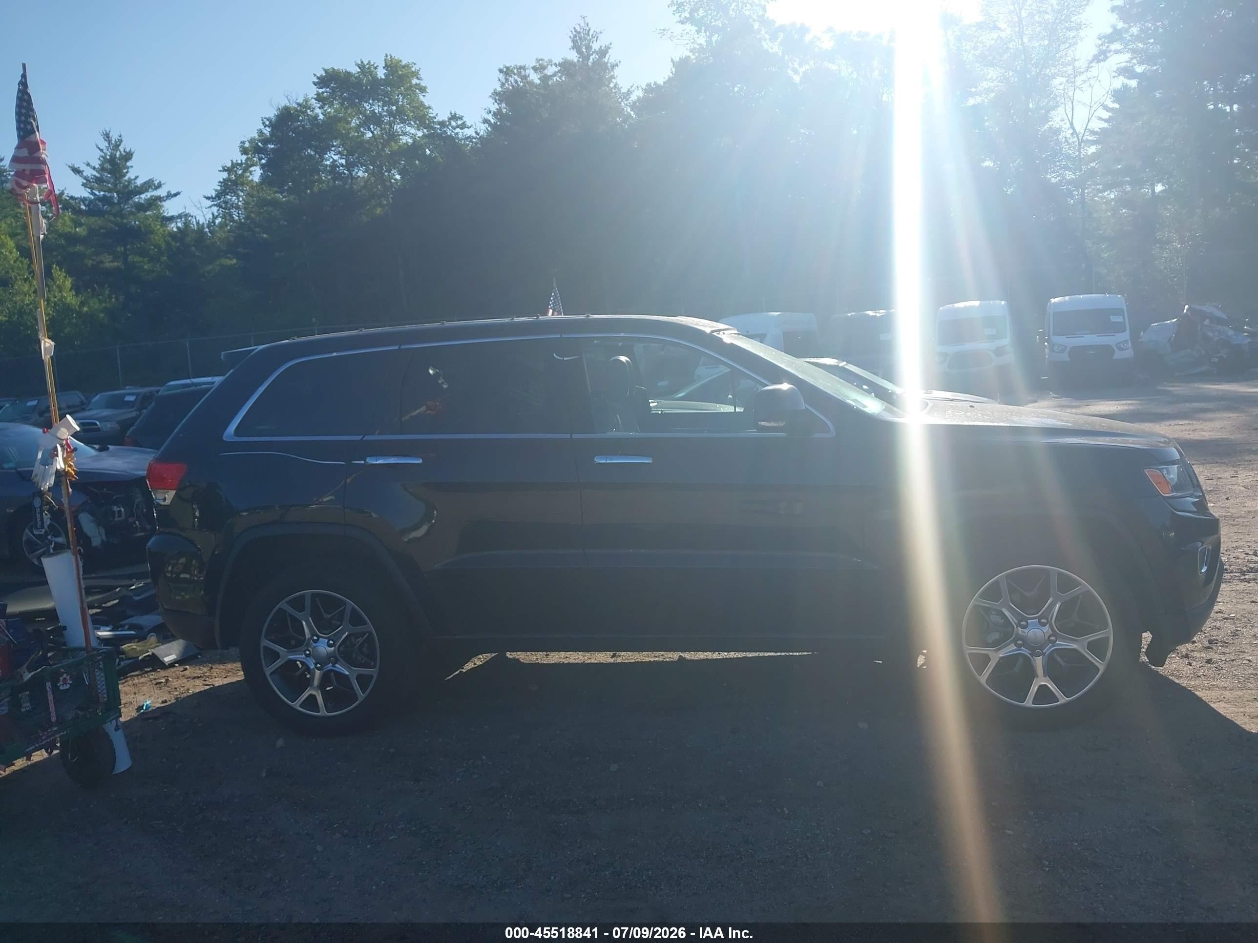 2014 Jeep Grand Cherokee Limited Black vin: 1C4RJFBG2EC505545