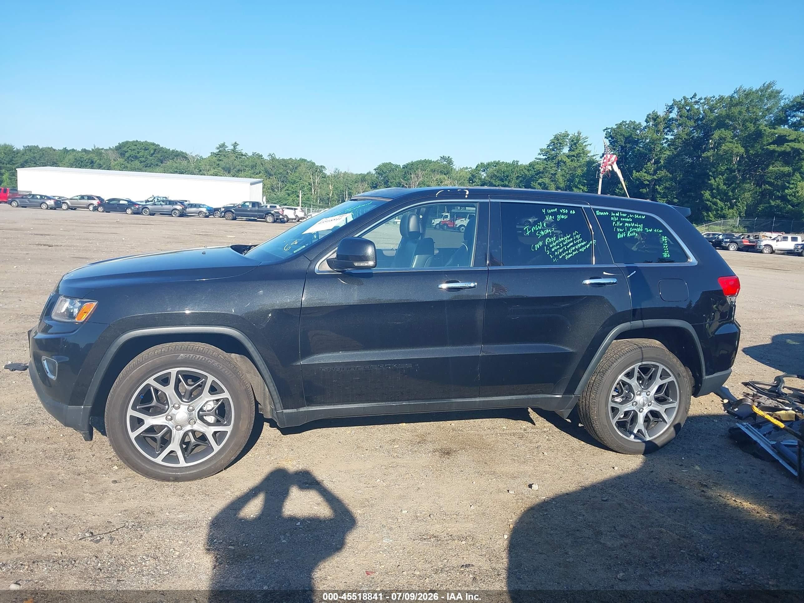 2014 Jeep Grand Cherokee Limited Black vin: 1C4RJFBG2EC505545