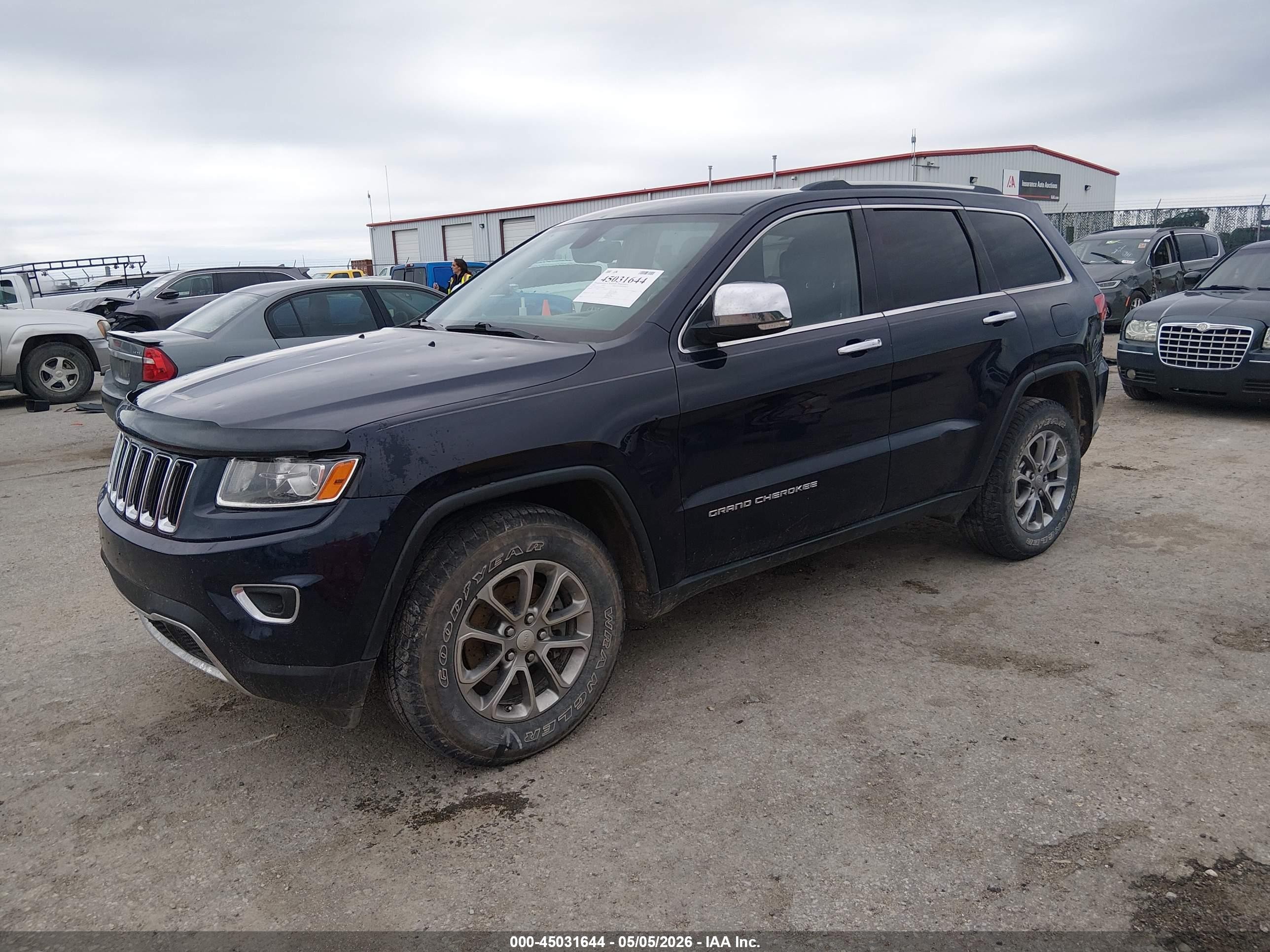 2014 Jeep Grand Cherokee Limited Dark Blue vin: 1C4RJFBG2EC516061