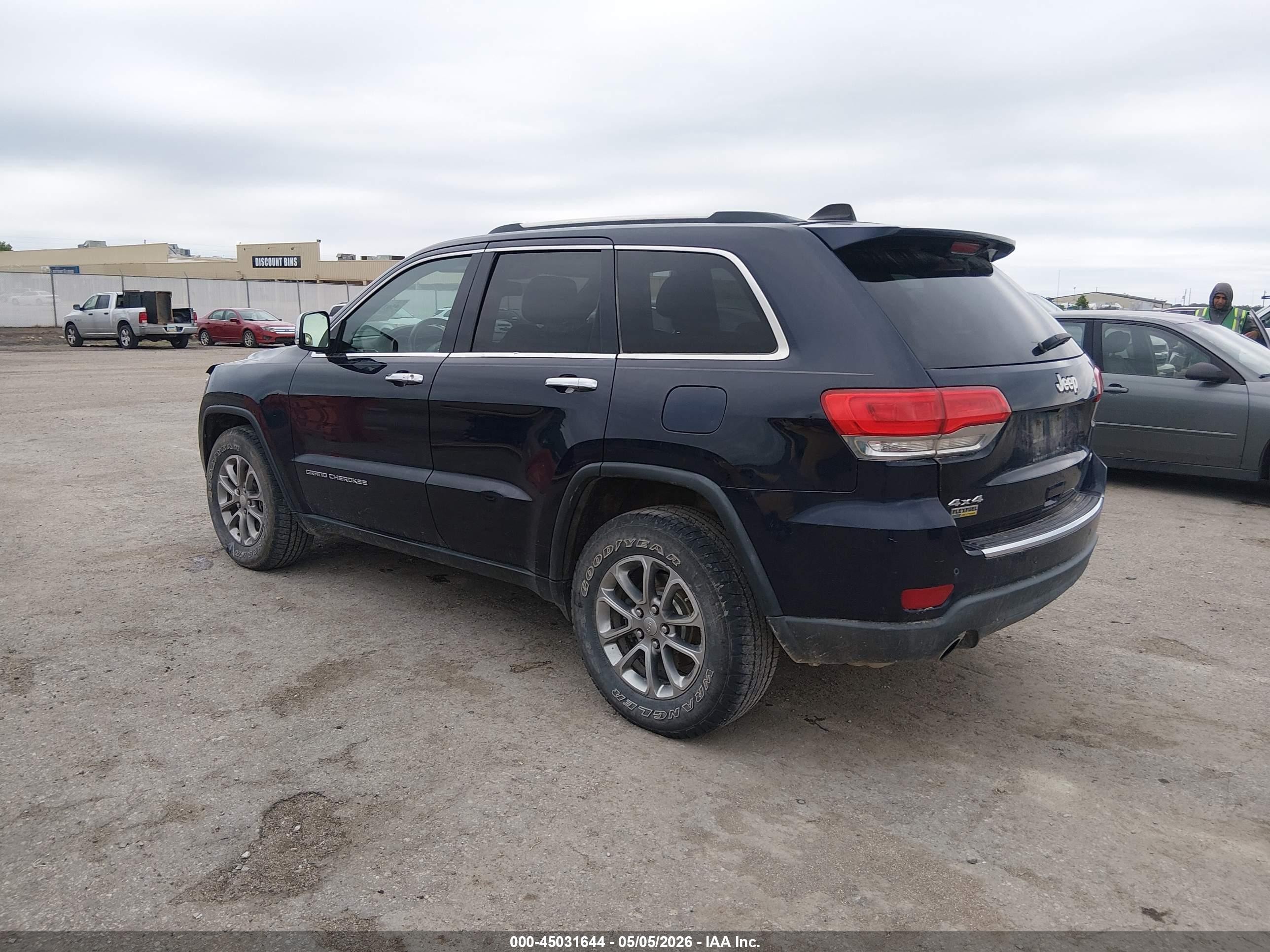 2014 Jeep Grand Cherokee Limited Dark Blue vin: 1C4RJFBG2EC516061