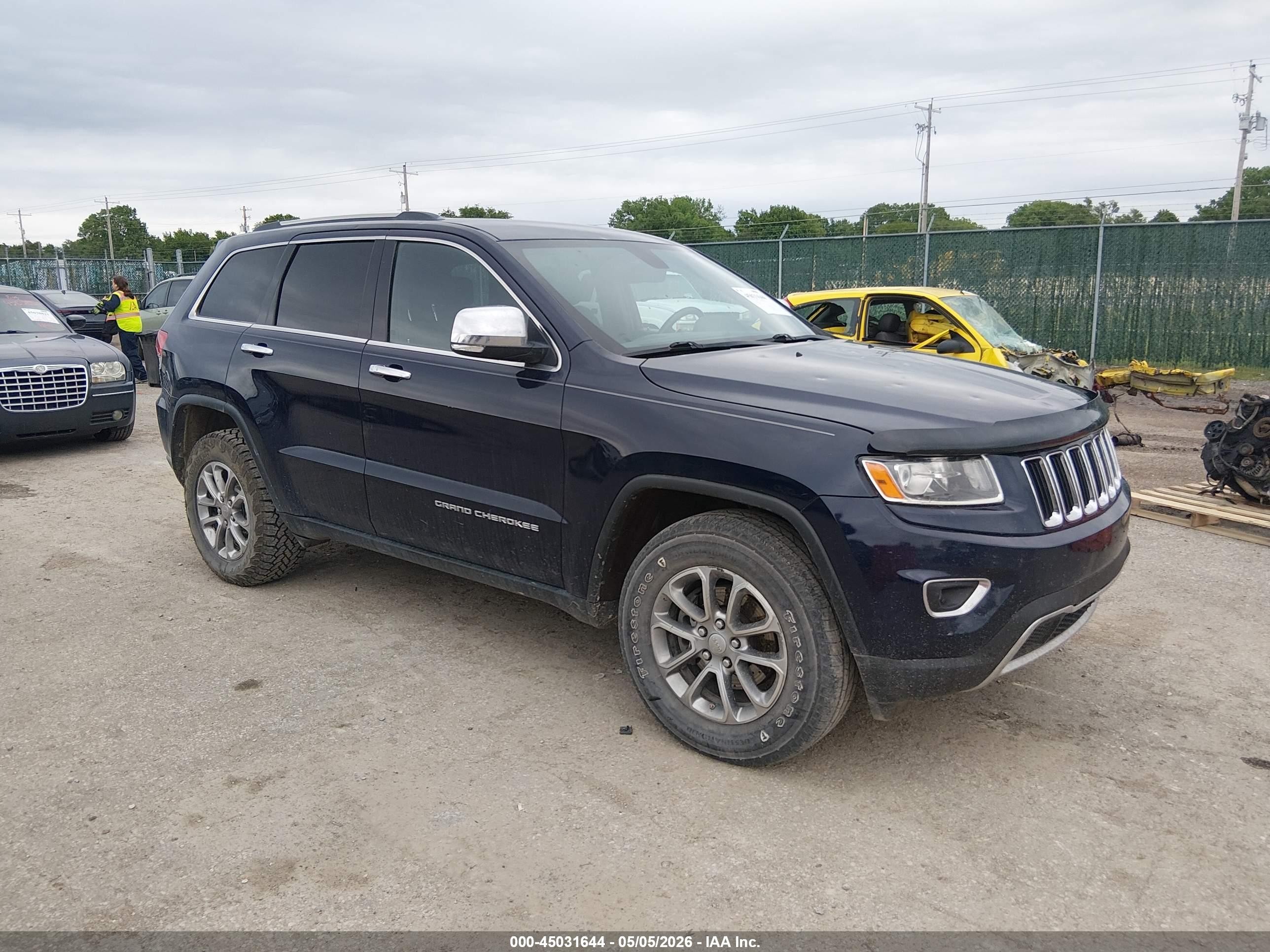 2014 Jeep Grand Cherokee Limited Dark Blue vin: 1C4RJFBG2EC516061