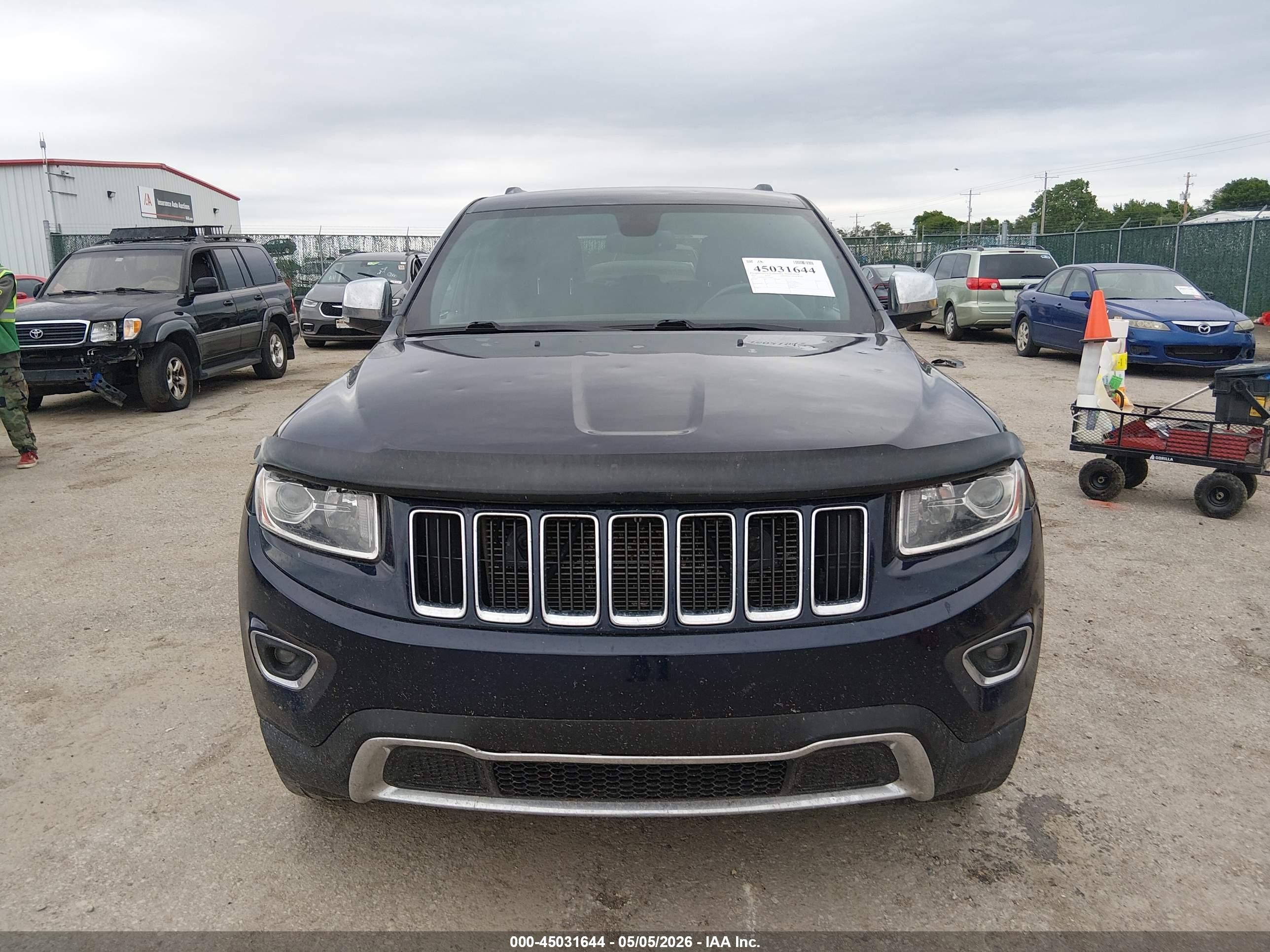 2014 Jeep Grand Cherokee Limited Dark Blue vin: 1C4RJFBG2EC516061