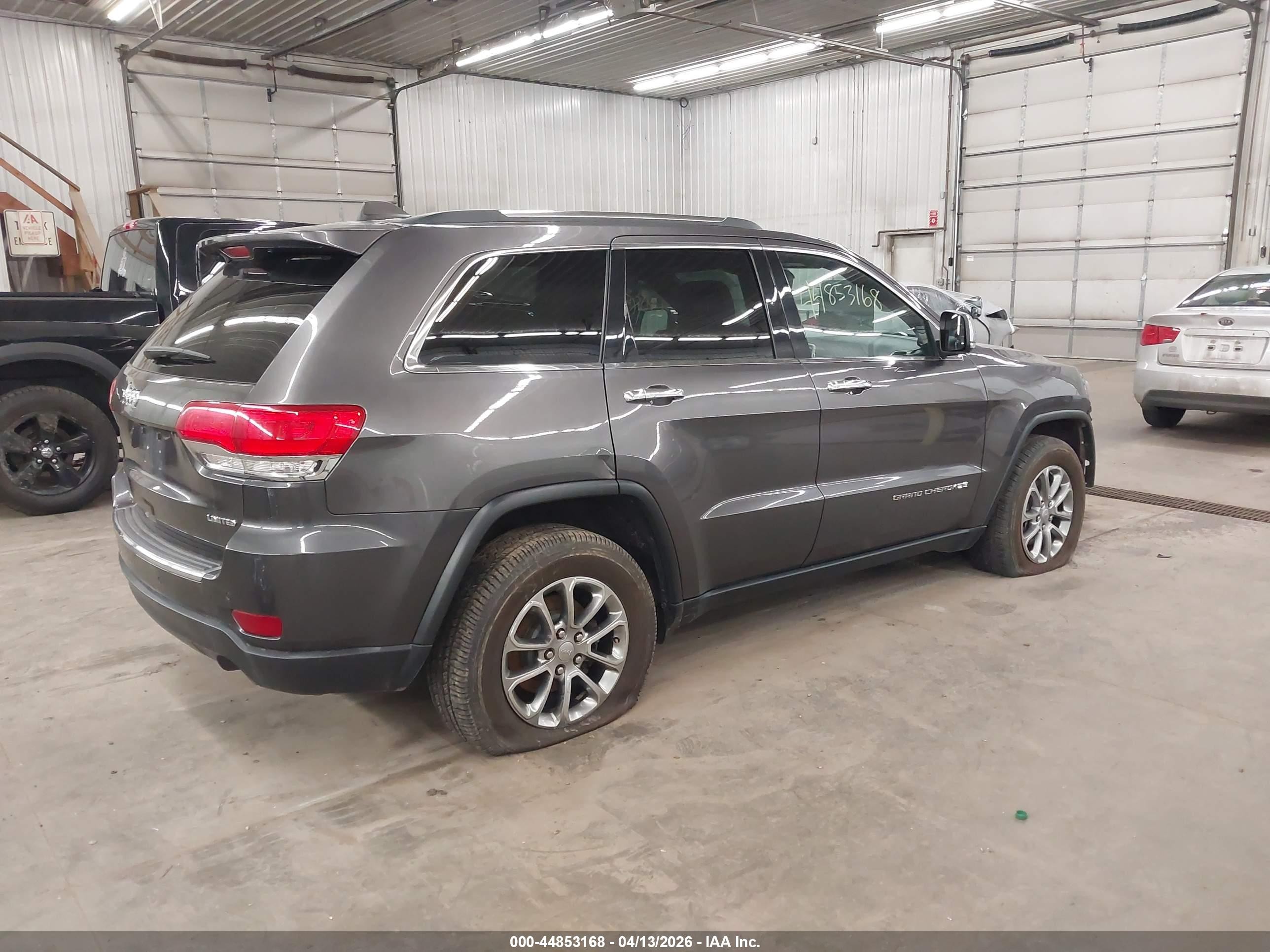 2014 Jeep Grand Cherokee Limited Gray vin: 1C4RJFBG2EC533815