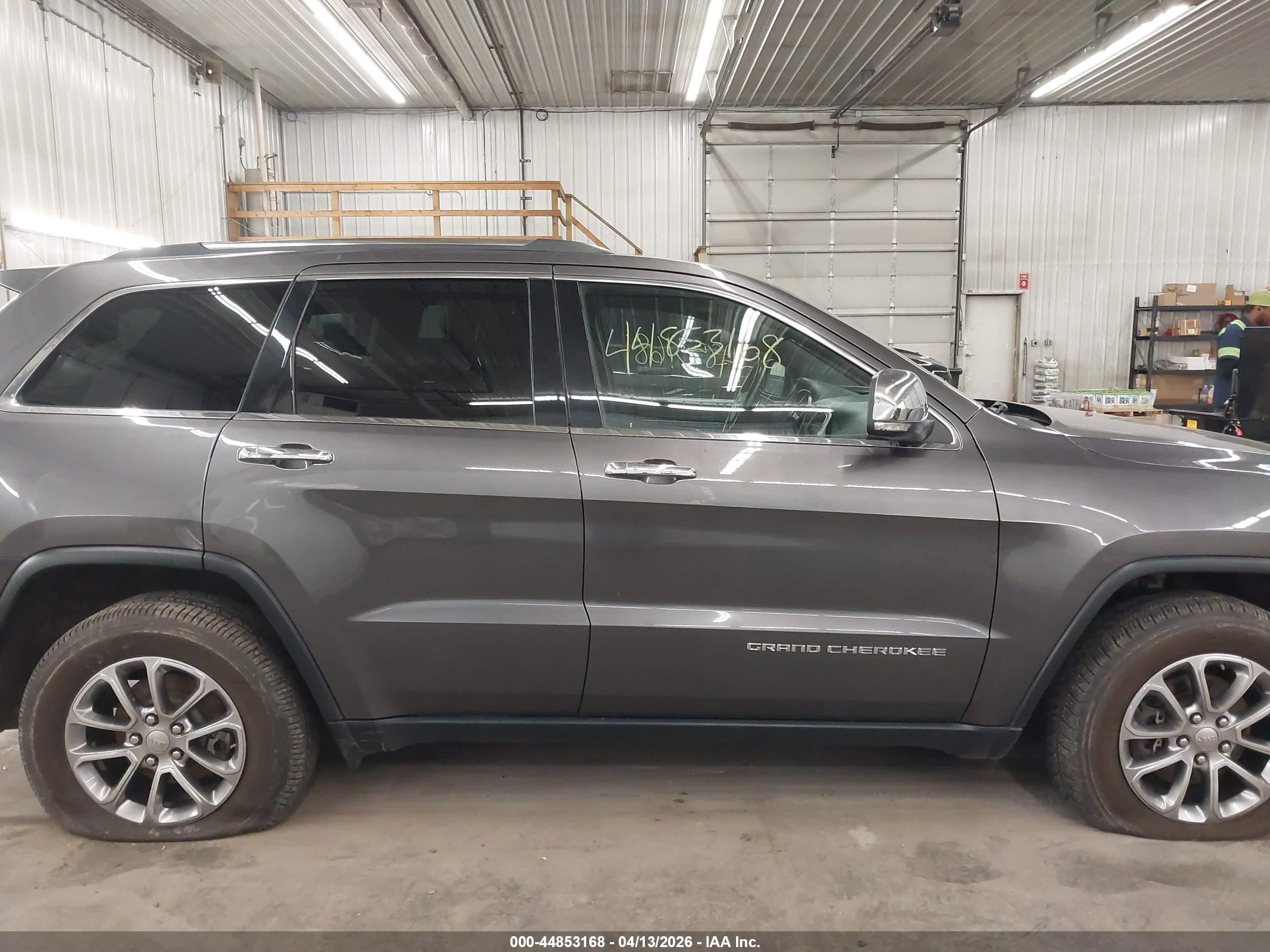2014 Jeep Grand Cherokee Limited Gray vin: 1C4RJFBG2EC533815