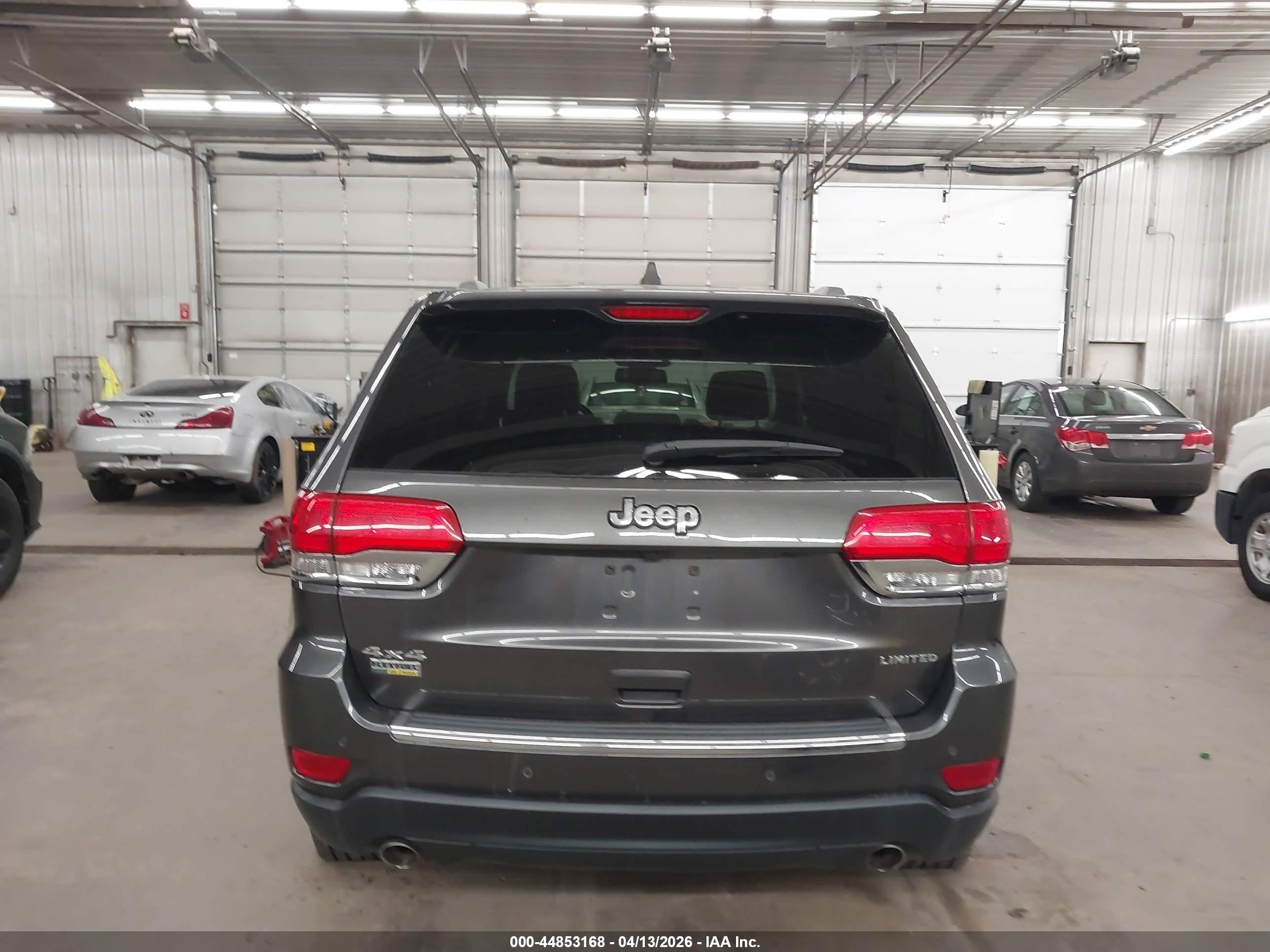 2014 Jeep Grand Cherokee Limited Gray vin: 1C4RJFBG2EC533815