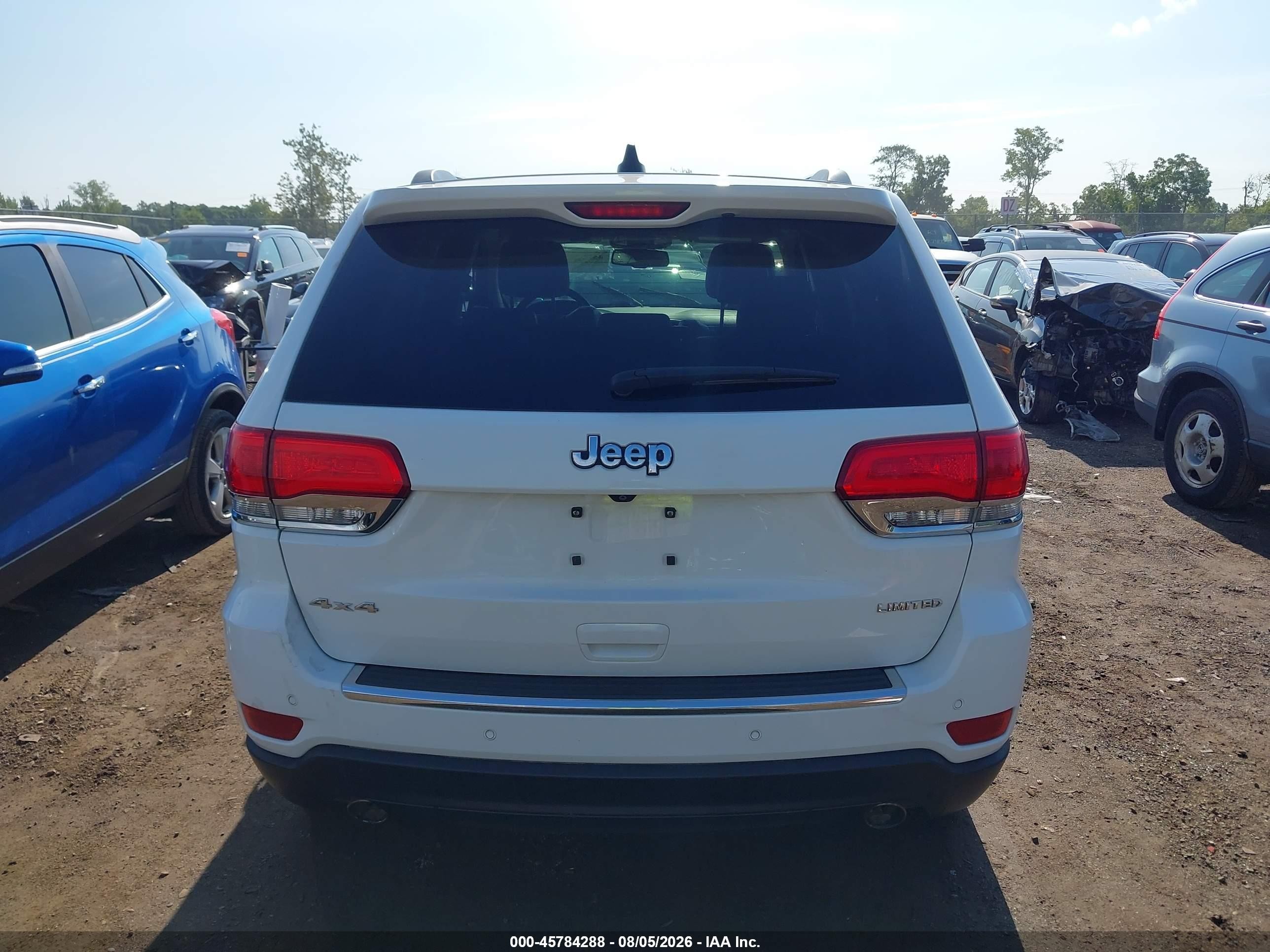 2014 Jeep Grand Cherokee Limited Белый vin: 1C4RJFBG2EC541025