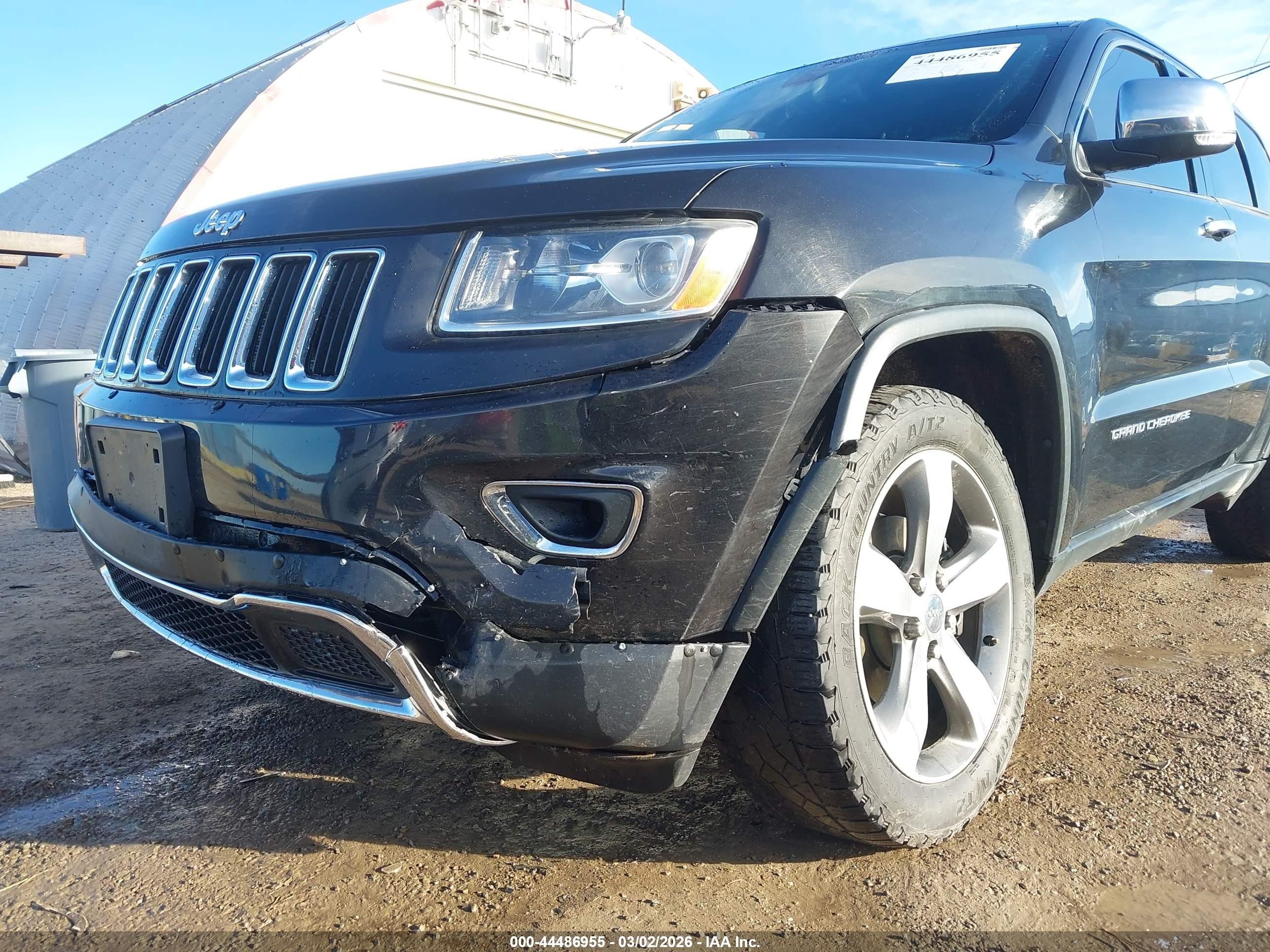2014 Jeep Grand Cherokee Limited Black vin: 1C4RJFBG2EC554471