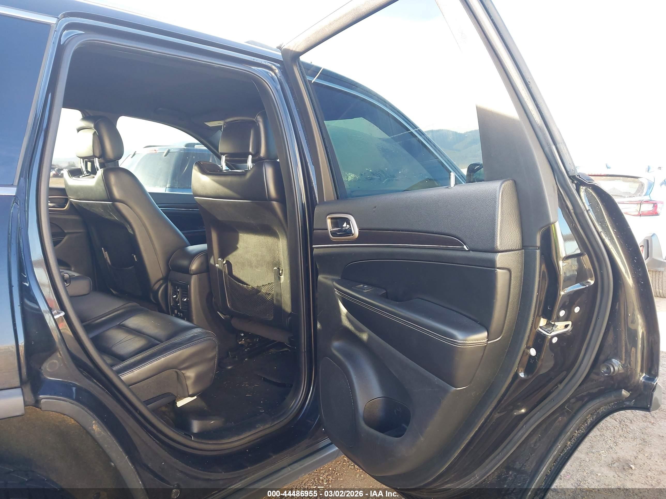 2014 Jeep Grand Cherokee Limited Black vin: 1C4RJFBG2EC554471