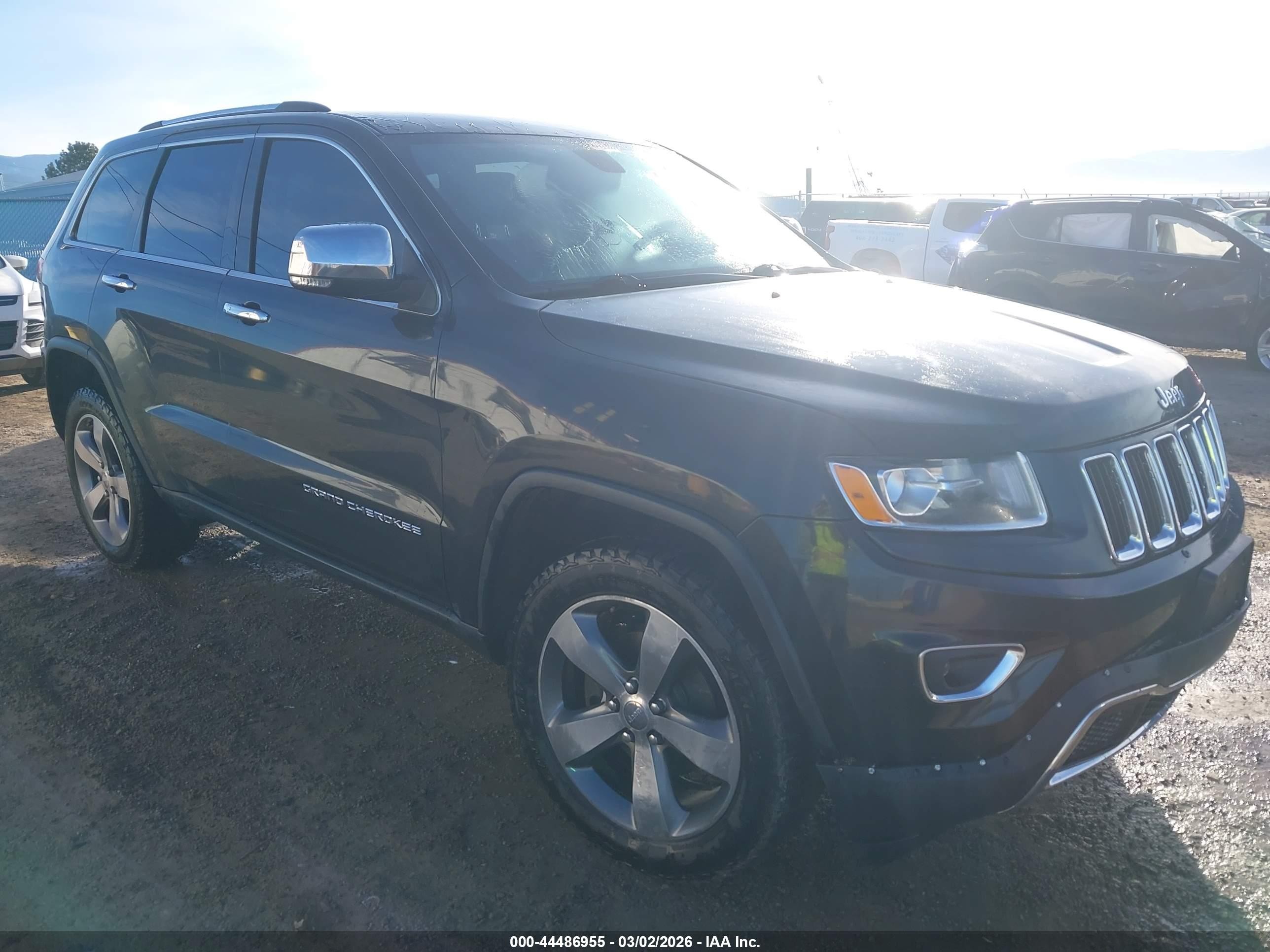 2014 Jeep Grand Cherokee Limited Black vin: 1C4RJFBG2EC554471